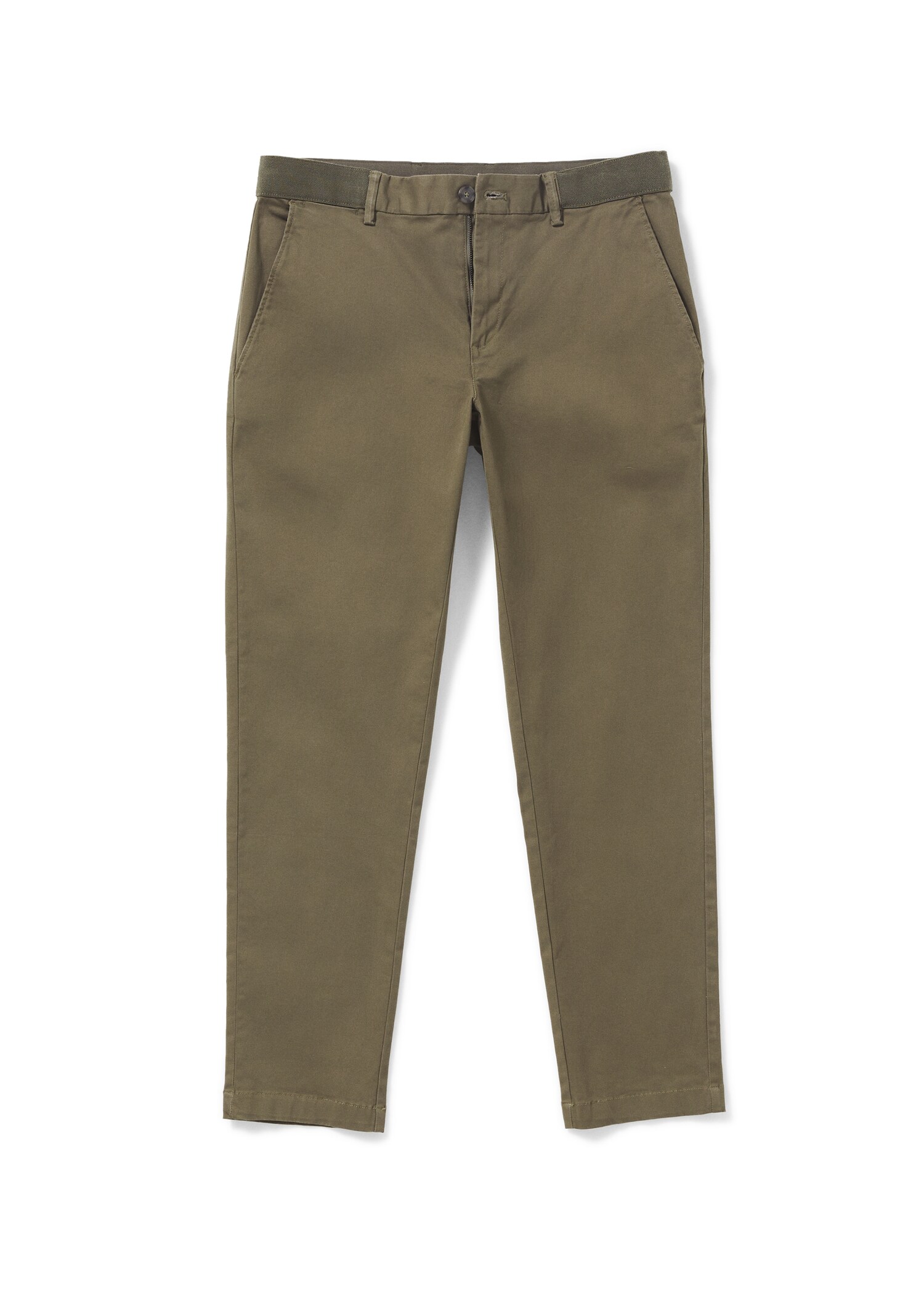 Cotton tapered crop trousers - Details of the article 9