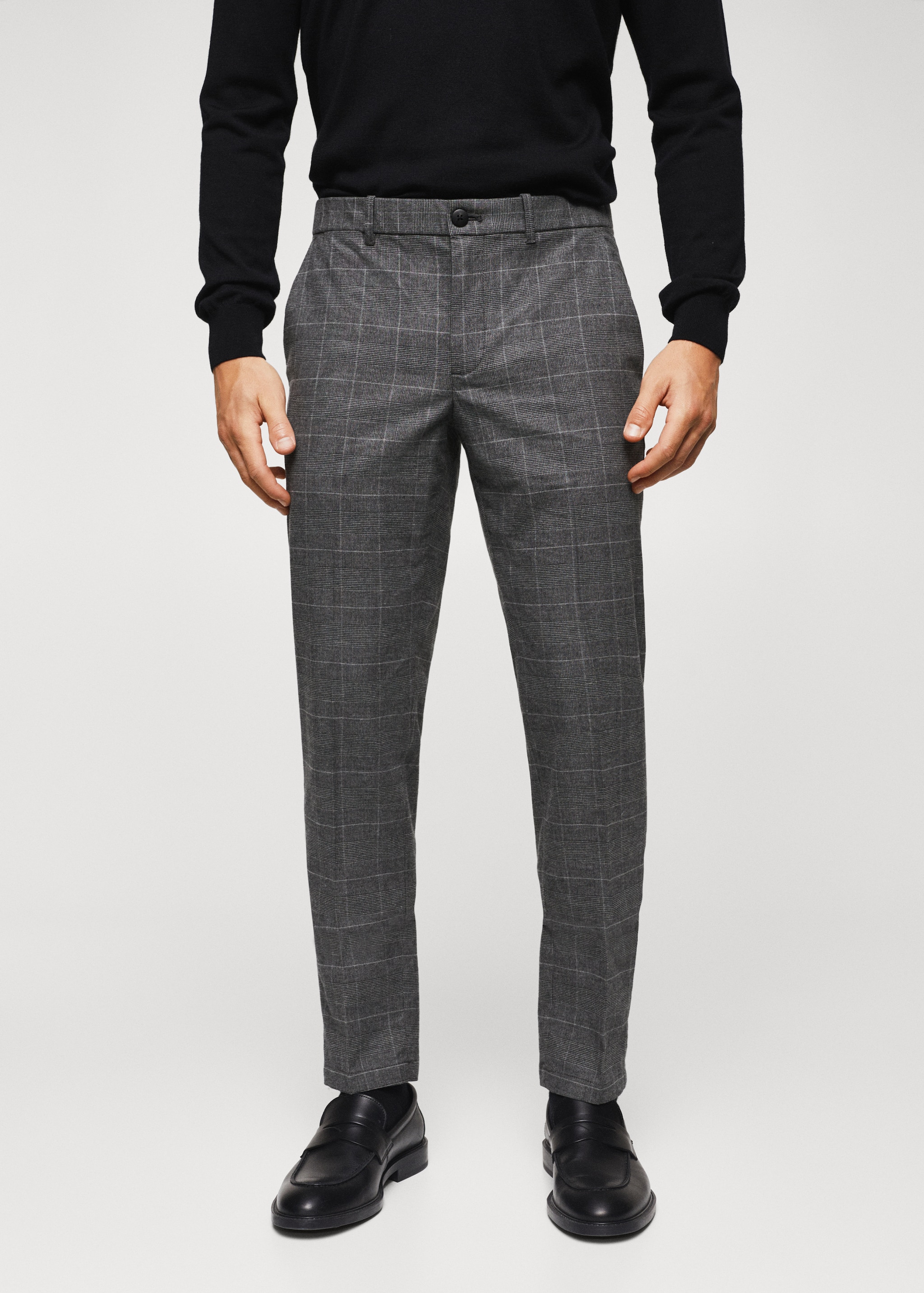 HOT Pantalon Chino Cuadros Hombre Cuadros Hombre