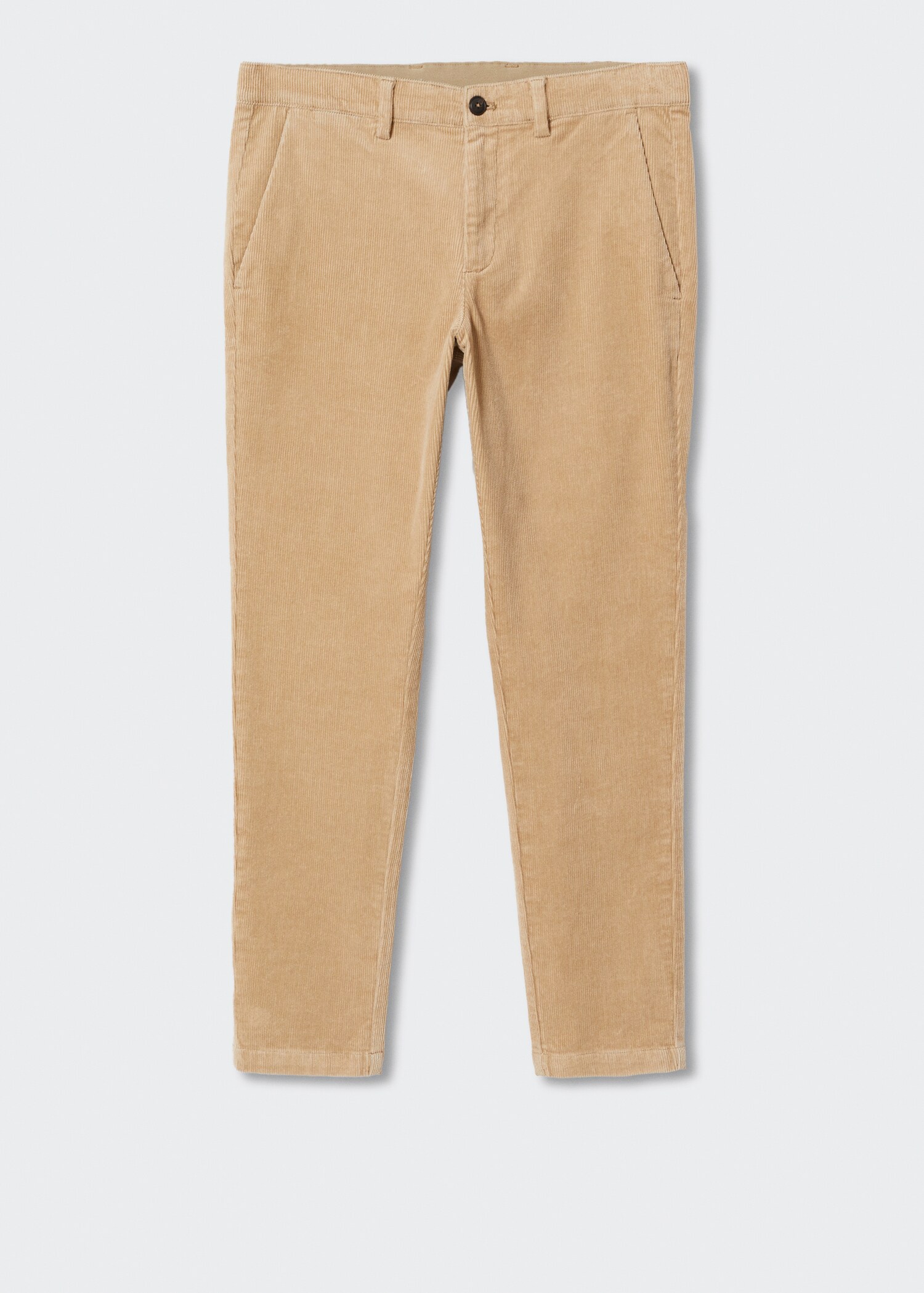 Tapered cropped corduroy pants - Article without model