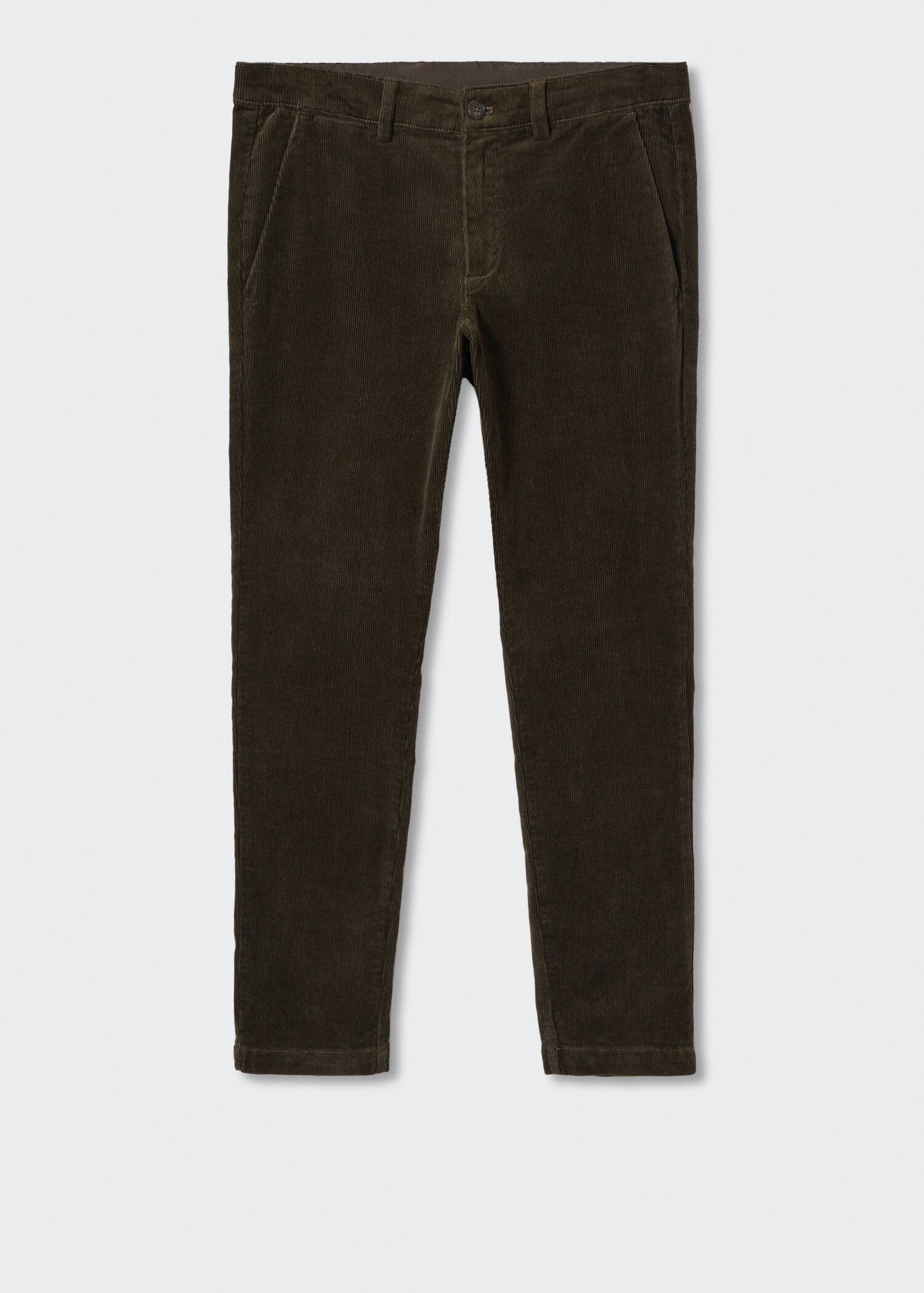Tapered cropped corduroy pants - Article without model