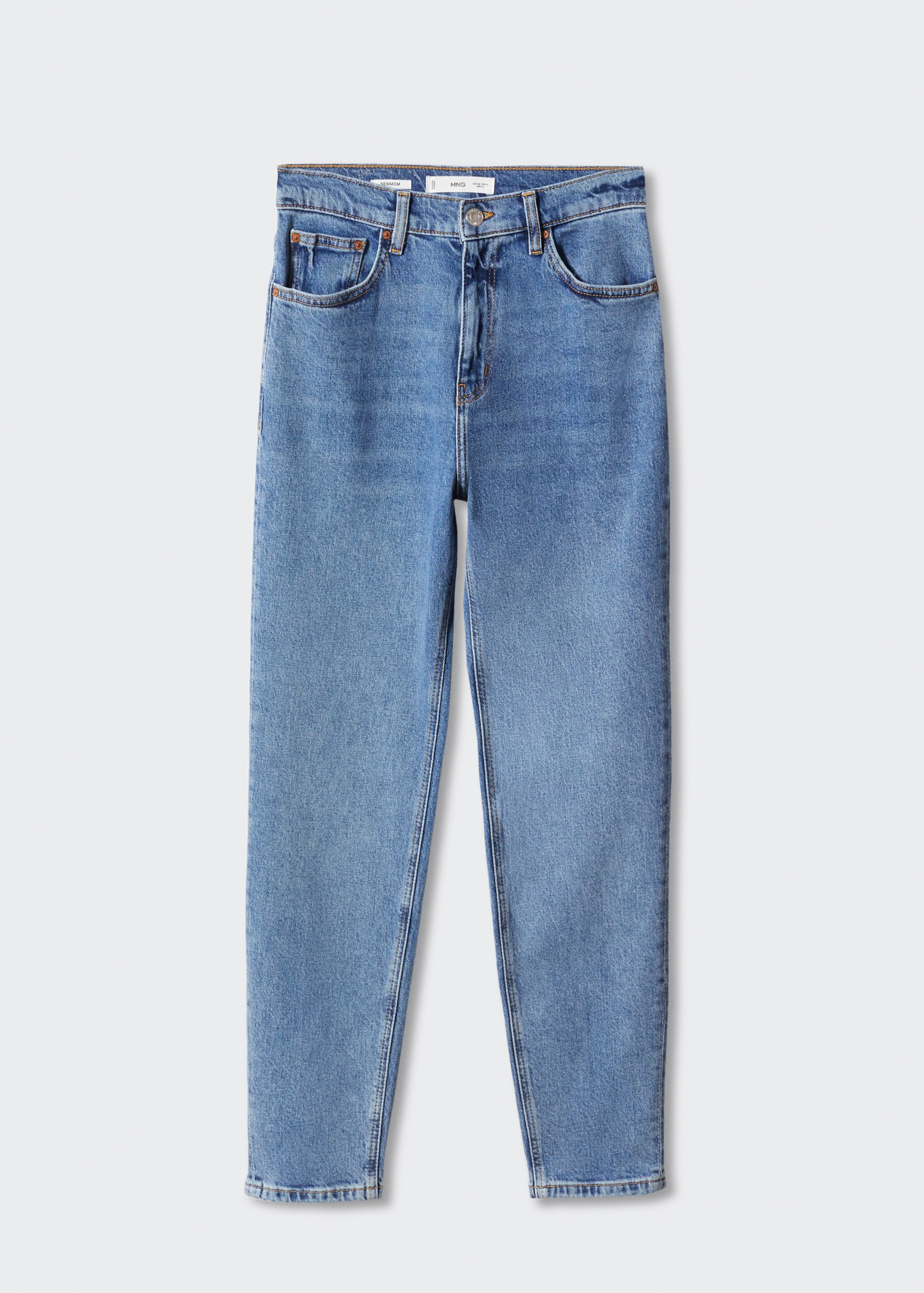 Jeans mom confort tiro alto - Artículo sin modelo