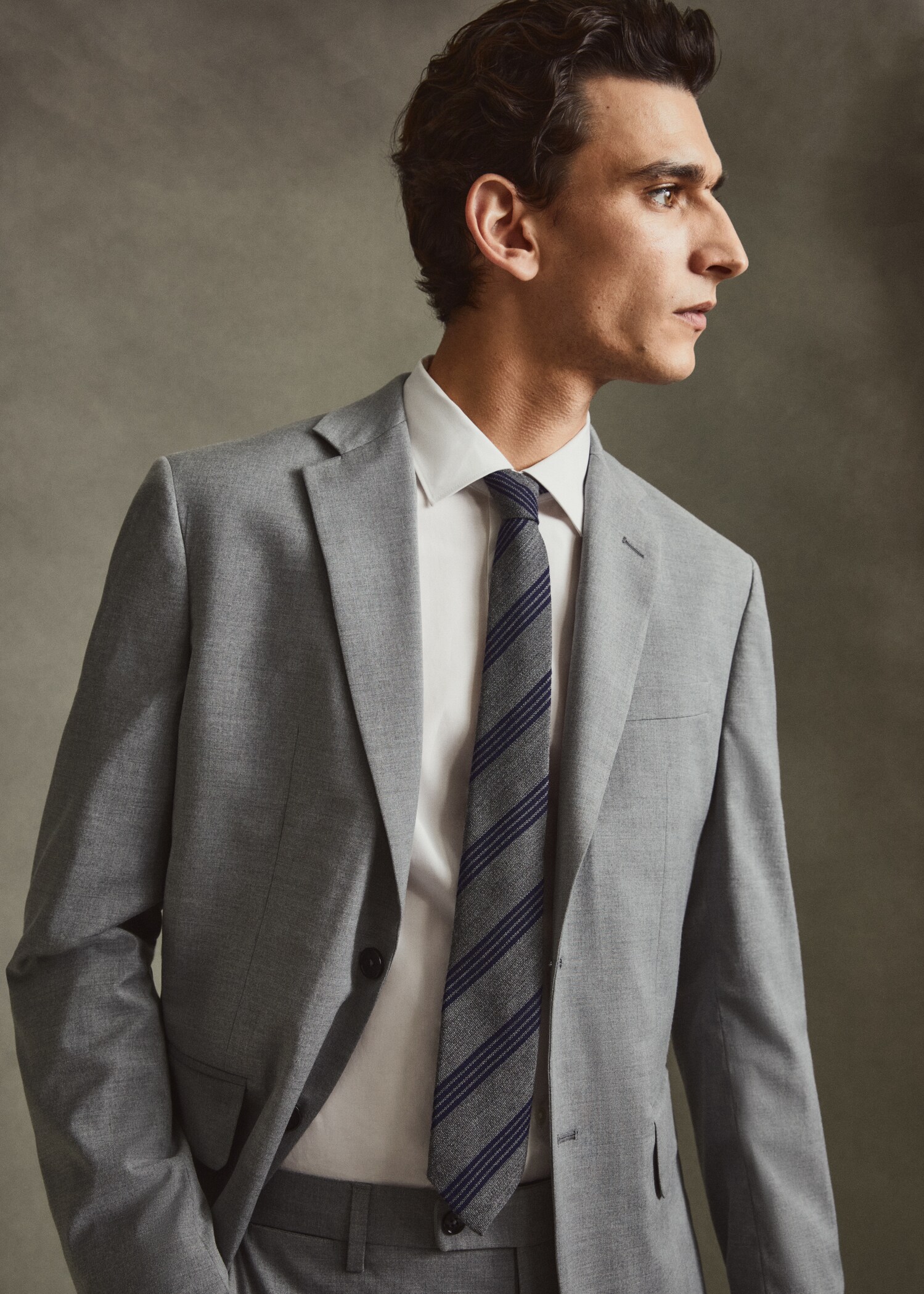 Crease-resistant wool tie - Details of the article 8