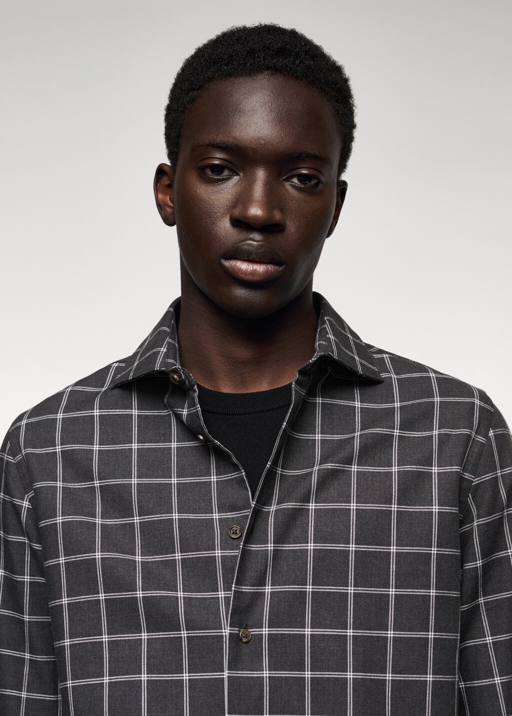 Camicia a quadri uomo slim store