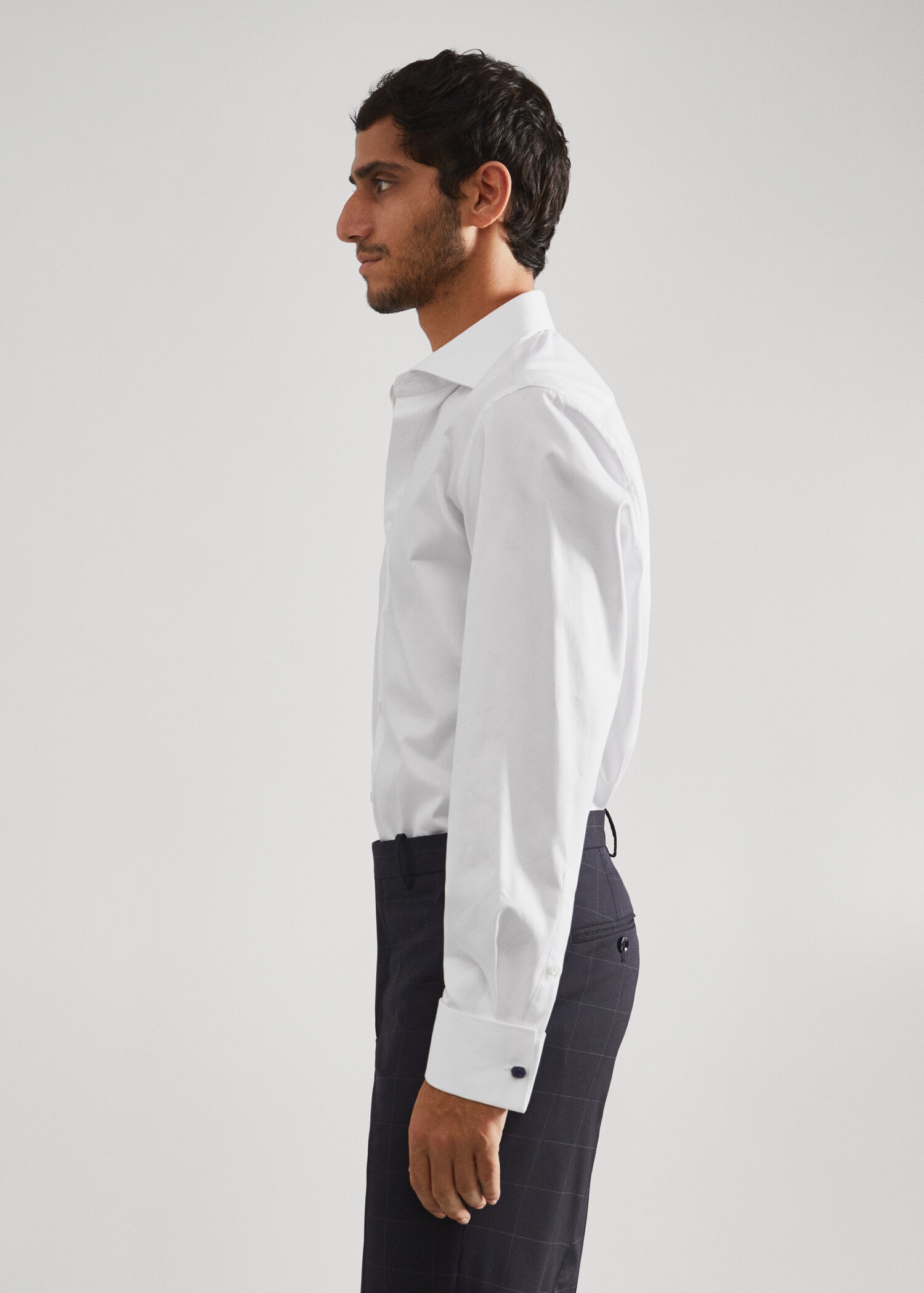 Slim-fit suit shirt cufflinks - Details of the article 6