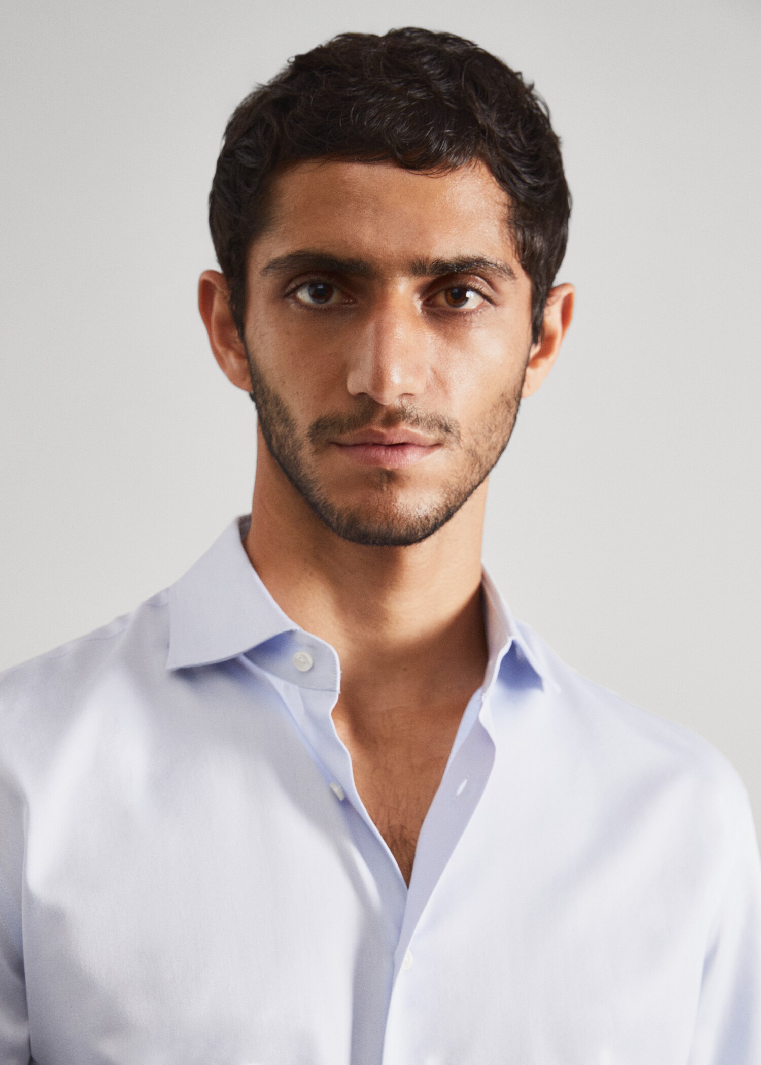 Slim-fit suit shirt cufflinks - Details of the article 1