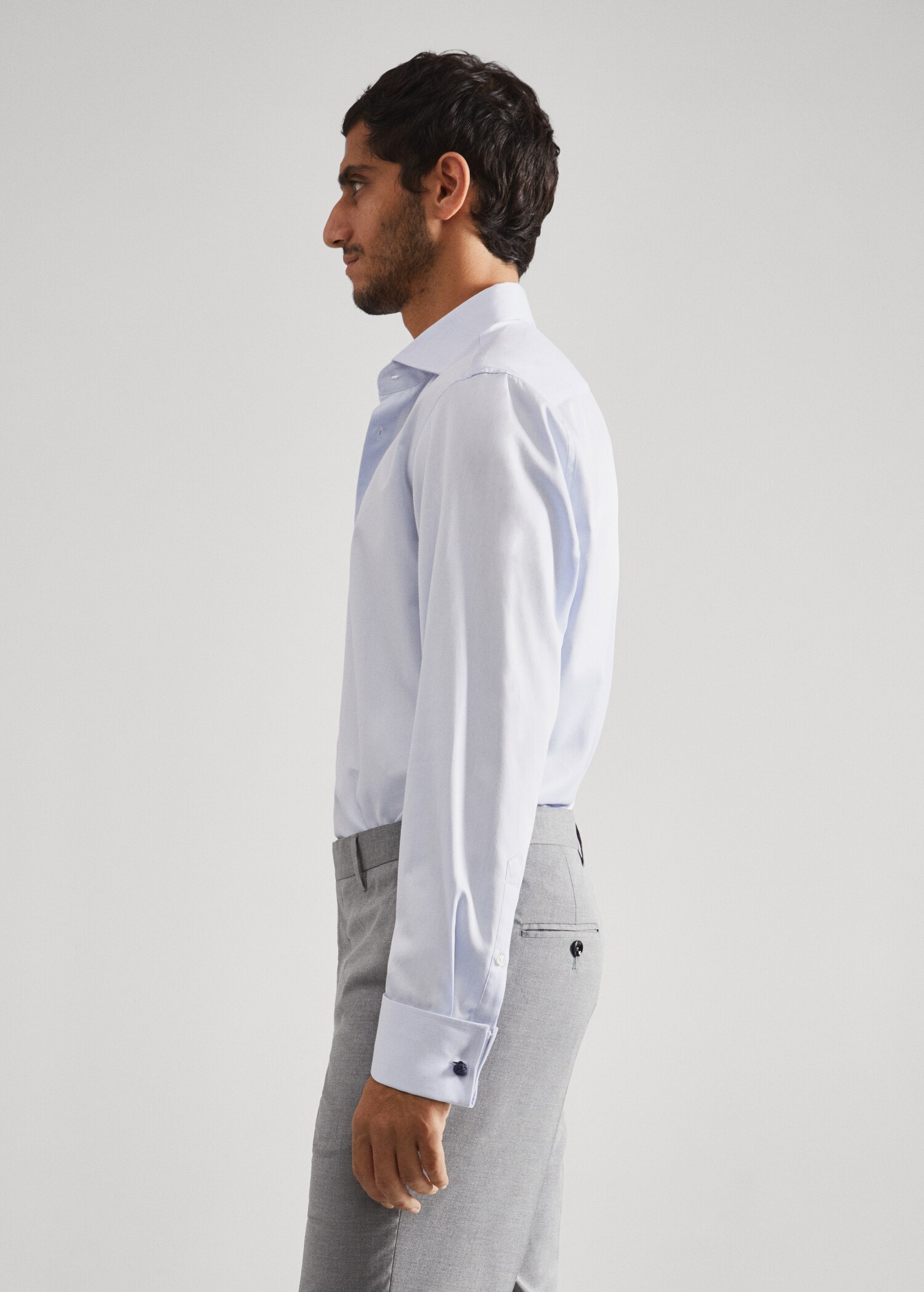Slim-fit suit shirt cufflinks - Details of the article 6