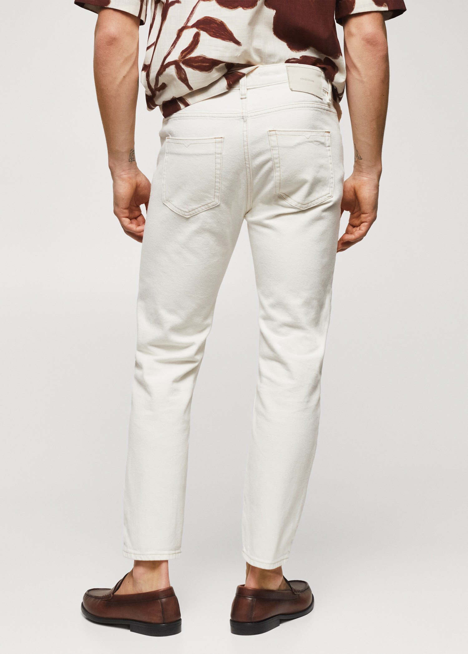 Ben tapered cropped jeans - Reverse of the article