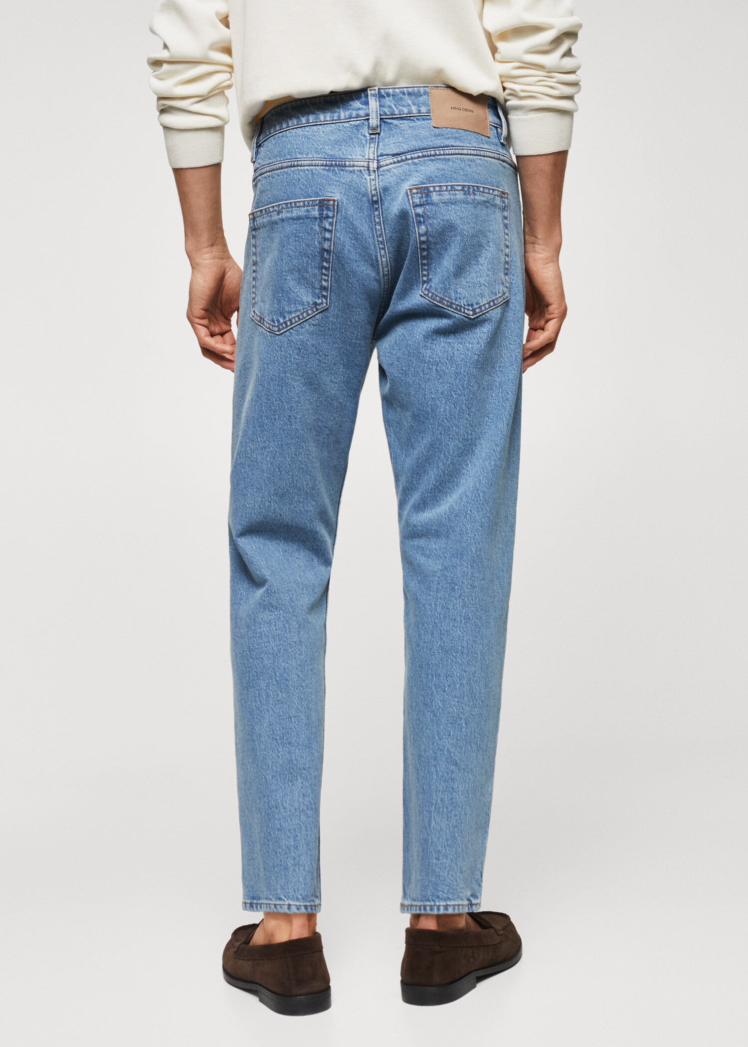 Tapered Jeans Ben in Cropped-Länge - Rückseite des Artikels