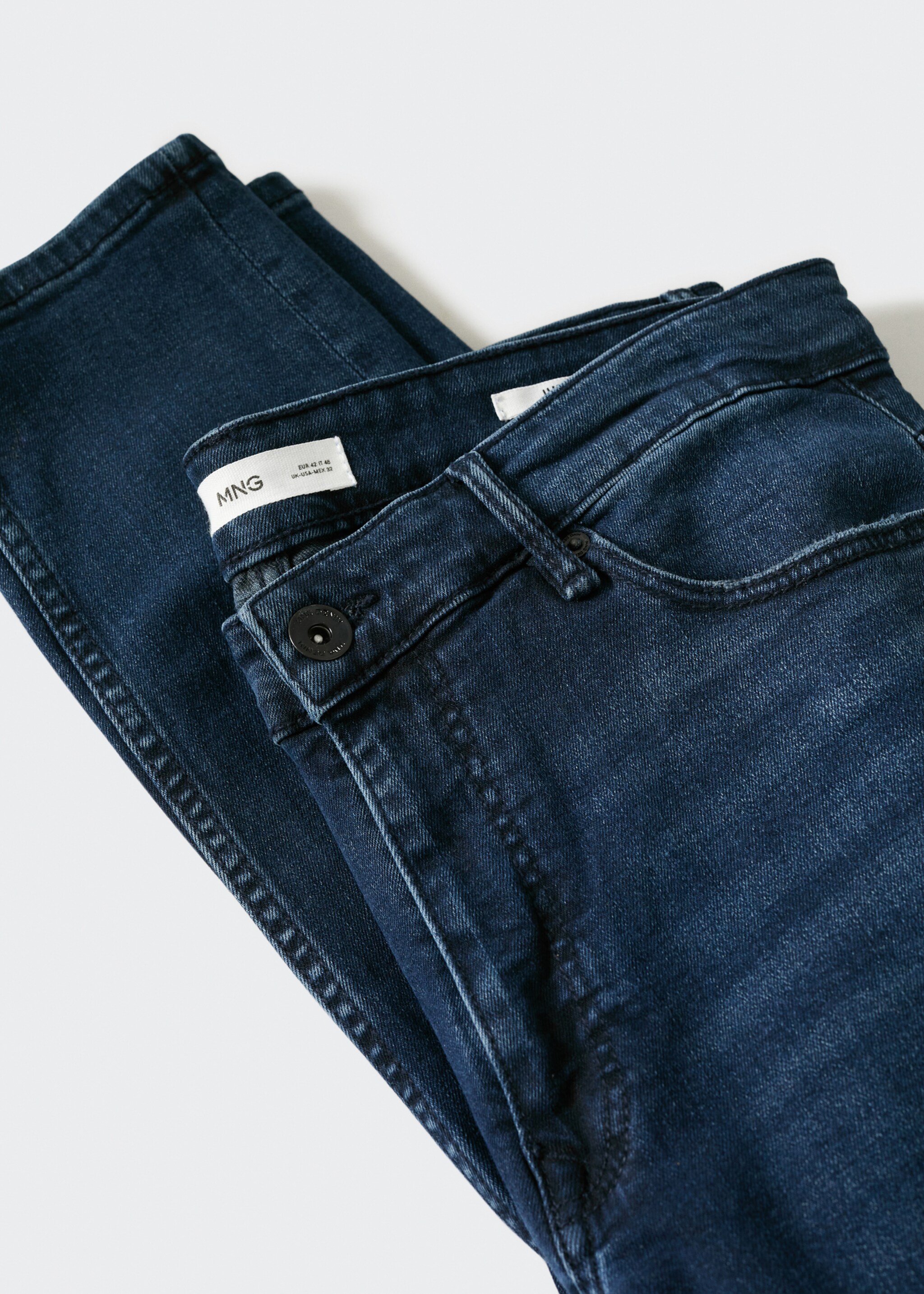 Jude skinny-fit jeans - Details of the article 8, Deep Dark Blue. Ref: 47000787-00.