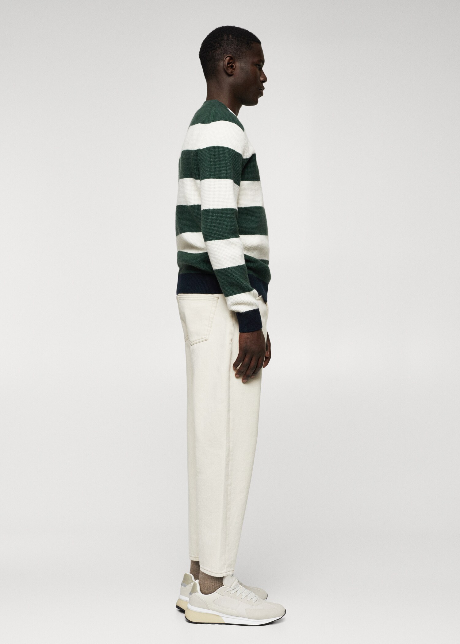 Contrasting stripes sweater - Details of the article 6