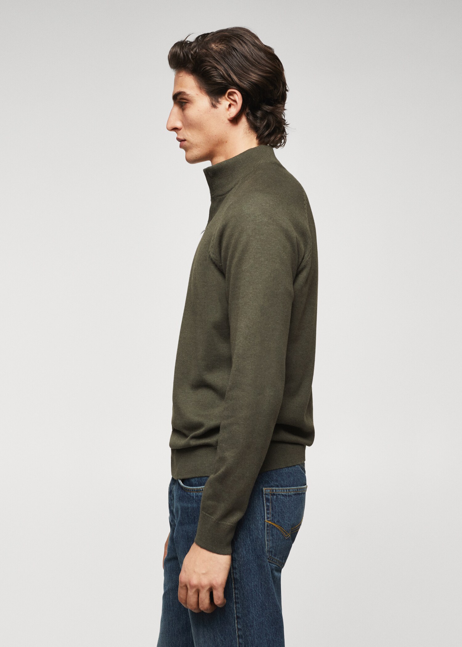 Pullover cotone zip - Dettaglio dell'articolo 6