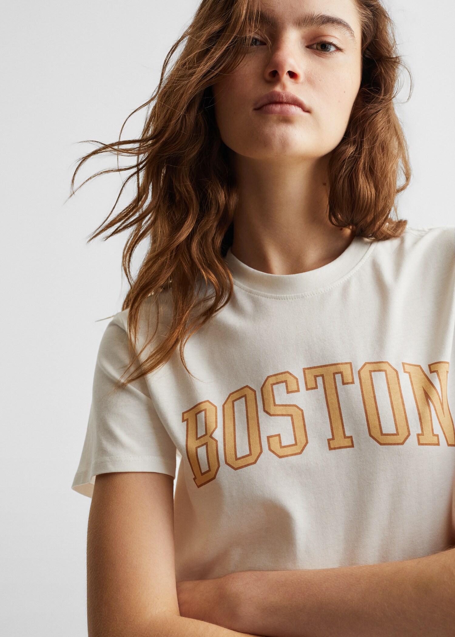 Oversized-T-Shirt mit Schriftzug - Detail des Artikels 1