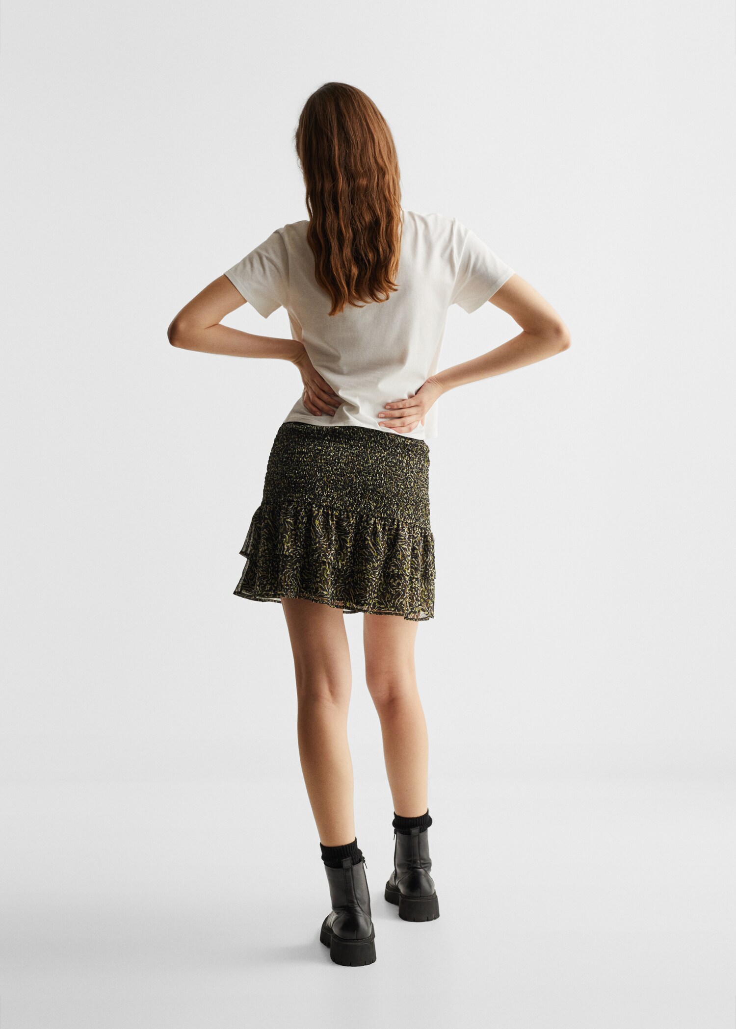Oversized-T-Shirt mit Schriftzug - Rückseite des Artikels