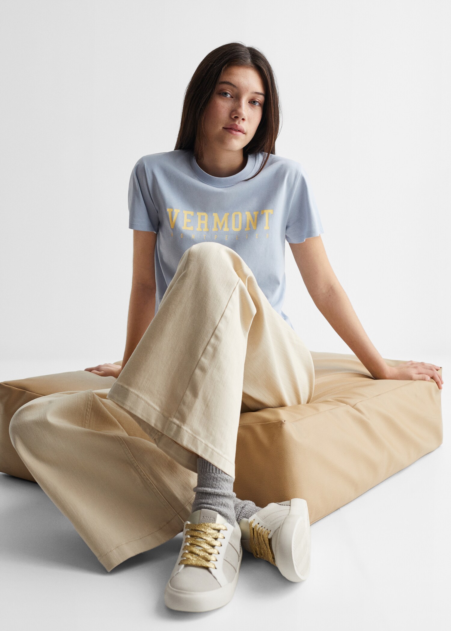 Oversized-T-Shirt mit Schriftzug - Detail des Artikels 2