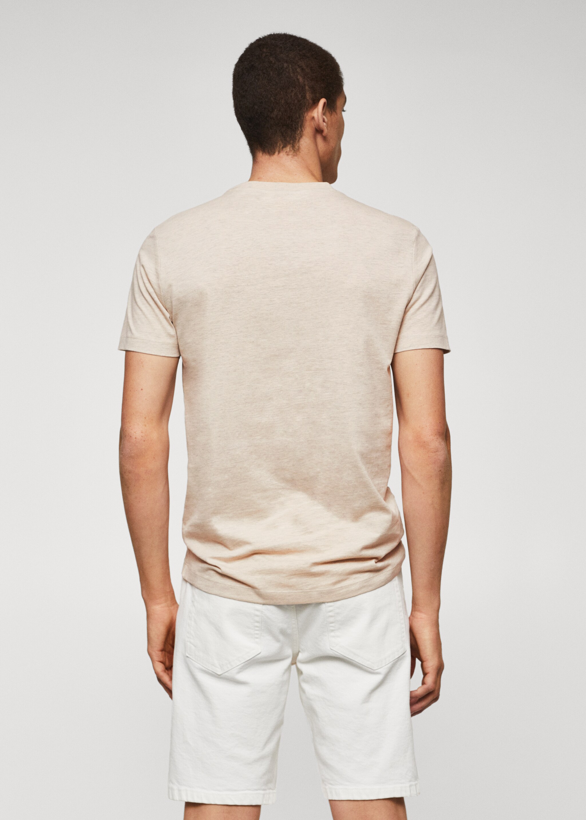 Camiseta básica algodón lightweight - Reverso del artículo
