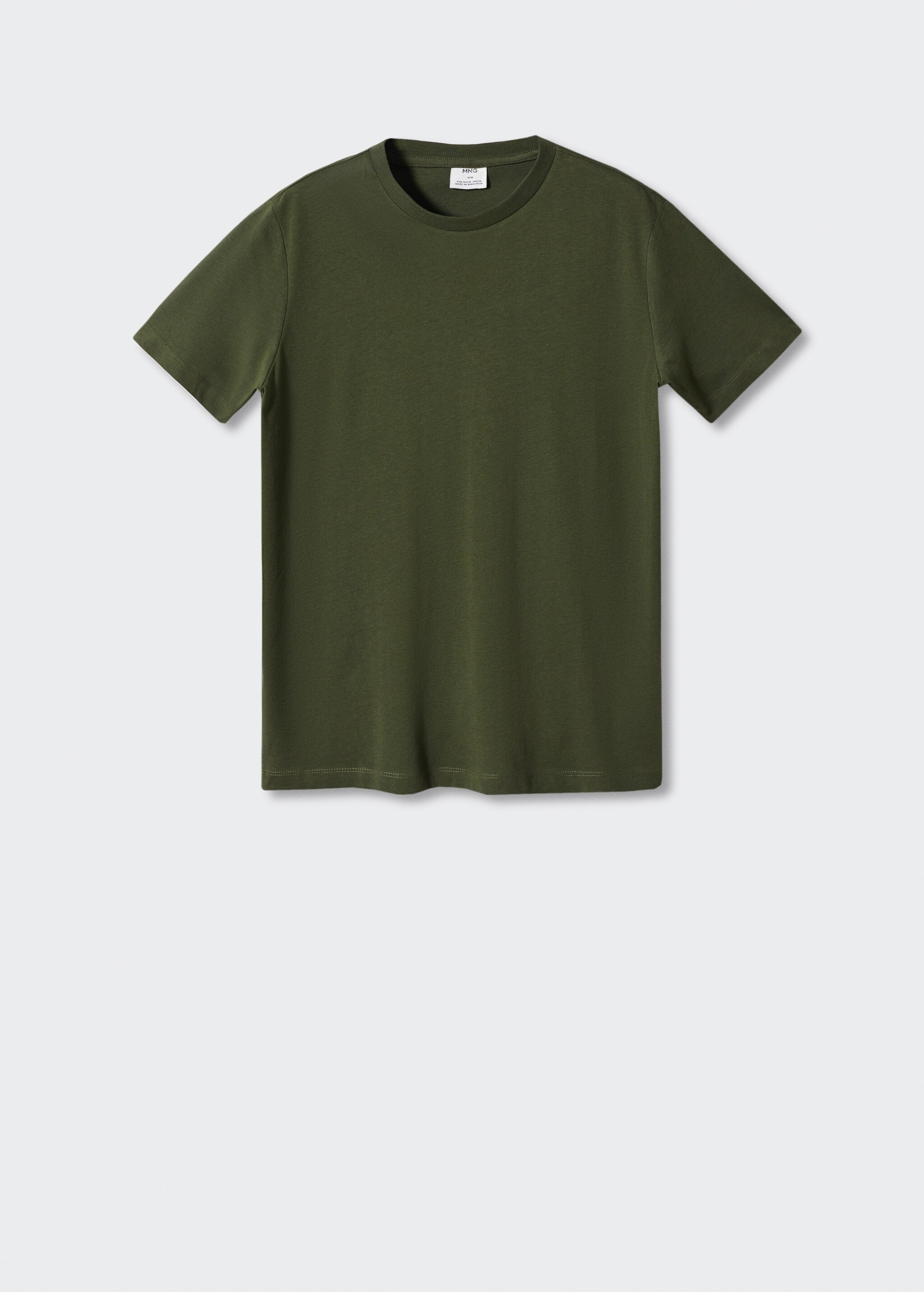 Basic-T-Shirt aus Baumwolle mit V-Ausschnitt Lightweight - Artikel ohne Model
