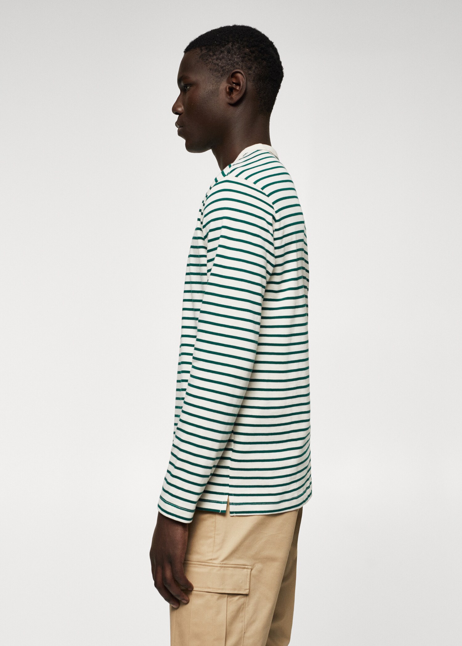 Striped long sleeves t-shirt - Details of the article 6