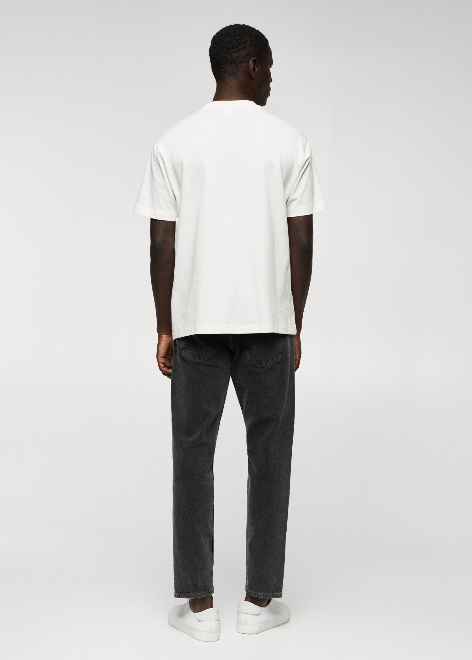 Relaxed fit cotton t-shirt - Reverse of the article