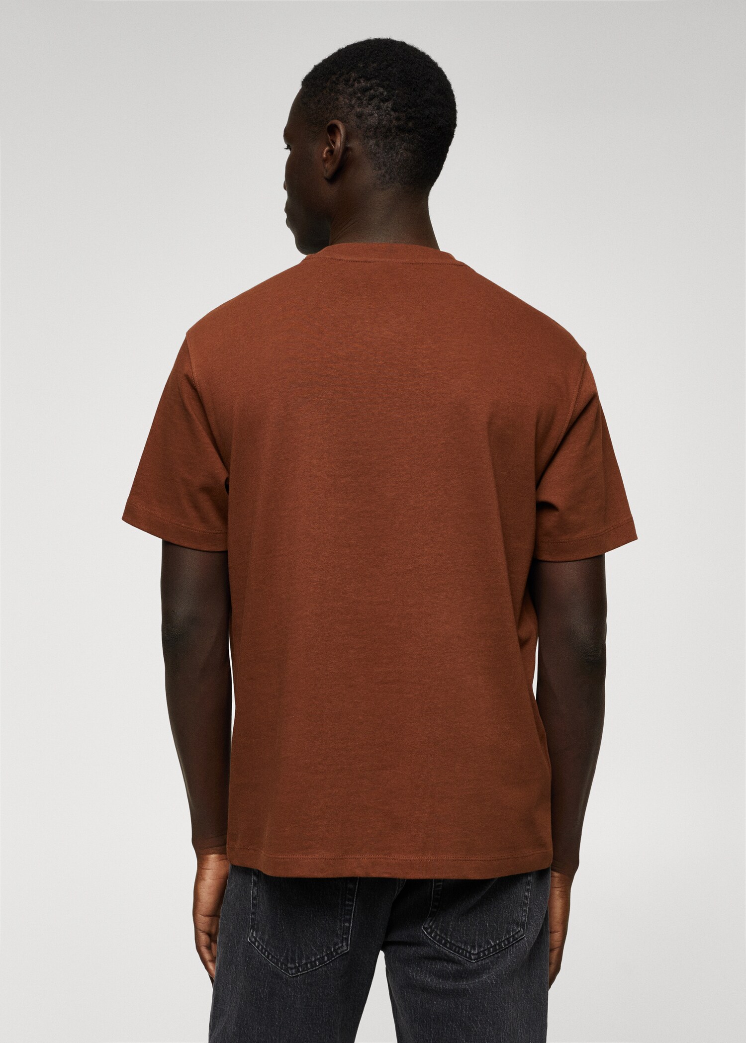 Relaxed fit cotton t-shirt - Reverse of the article