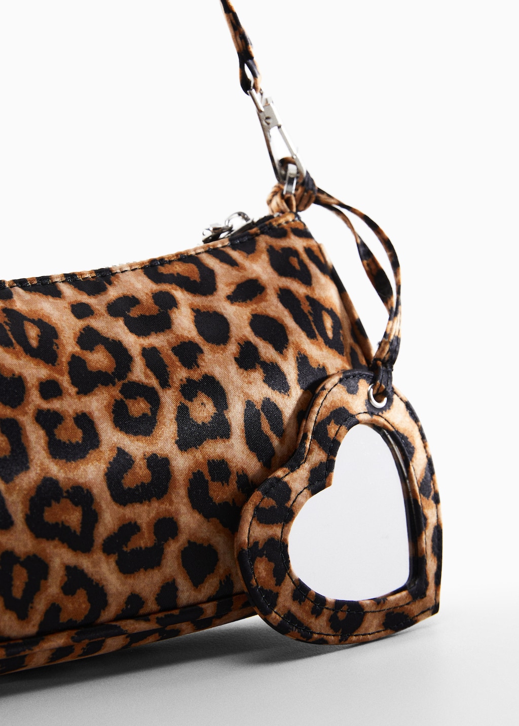 Bolso animal print detalle espejo Mujer MANGO OUTLET Espana Peninsula y Baleares