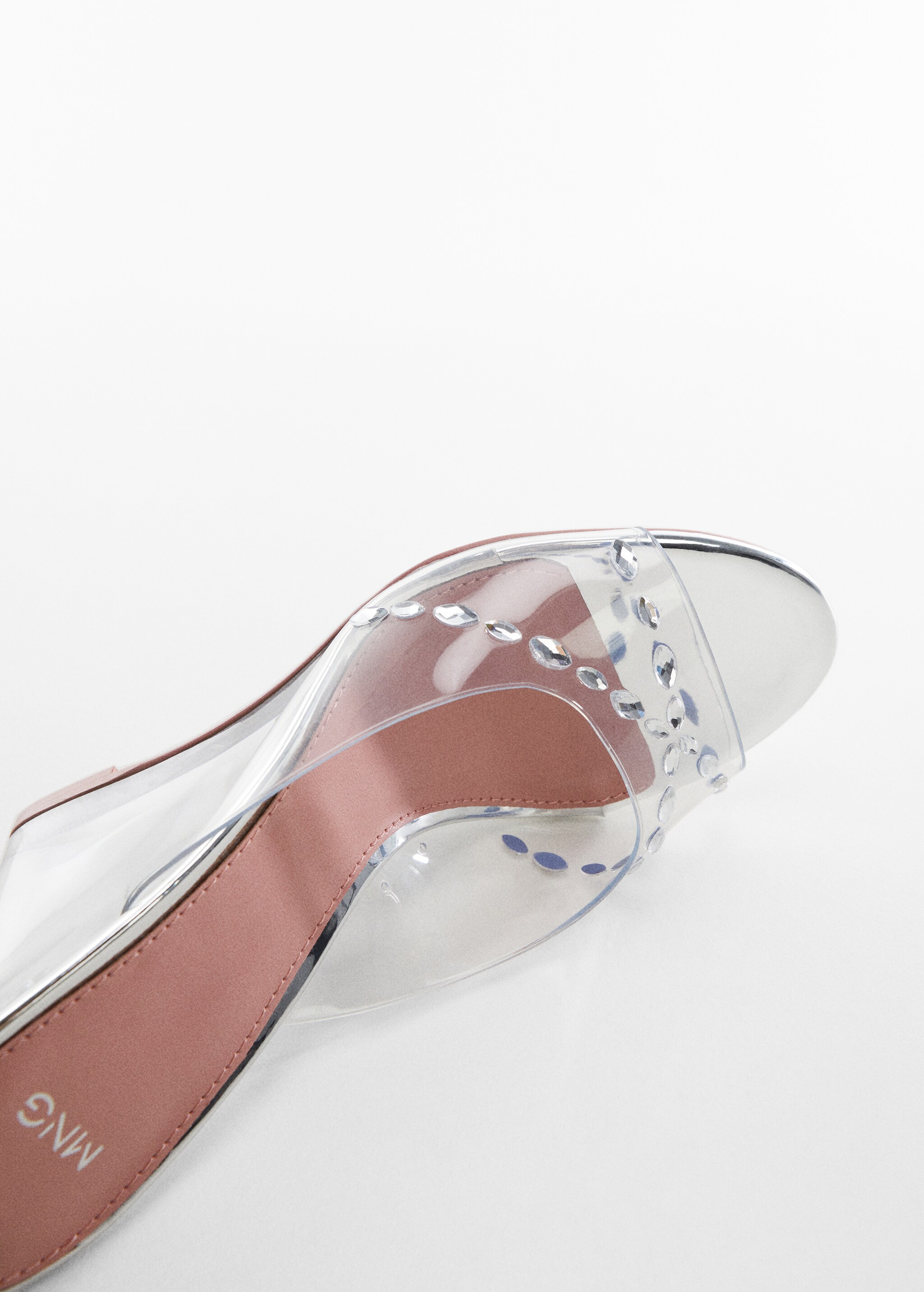 Transparent vinyl wedge sandals - Details of the article 2