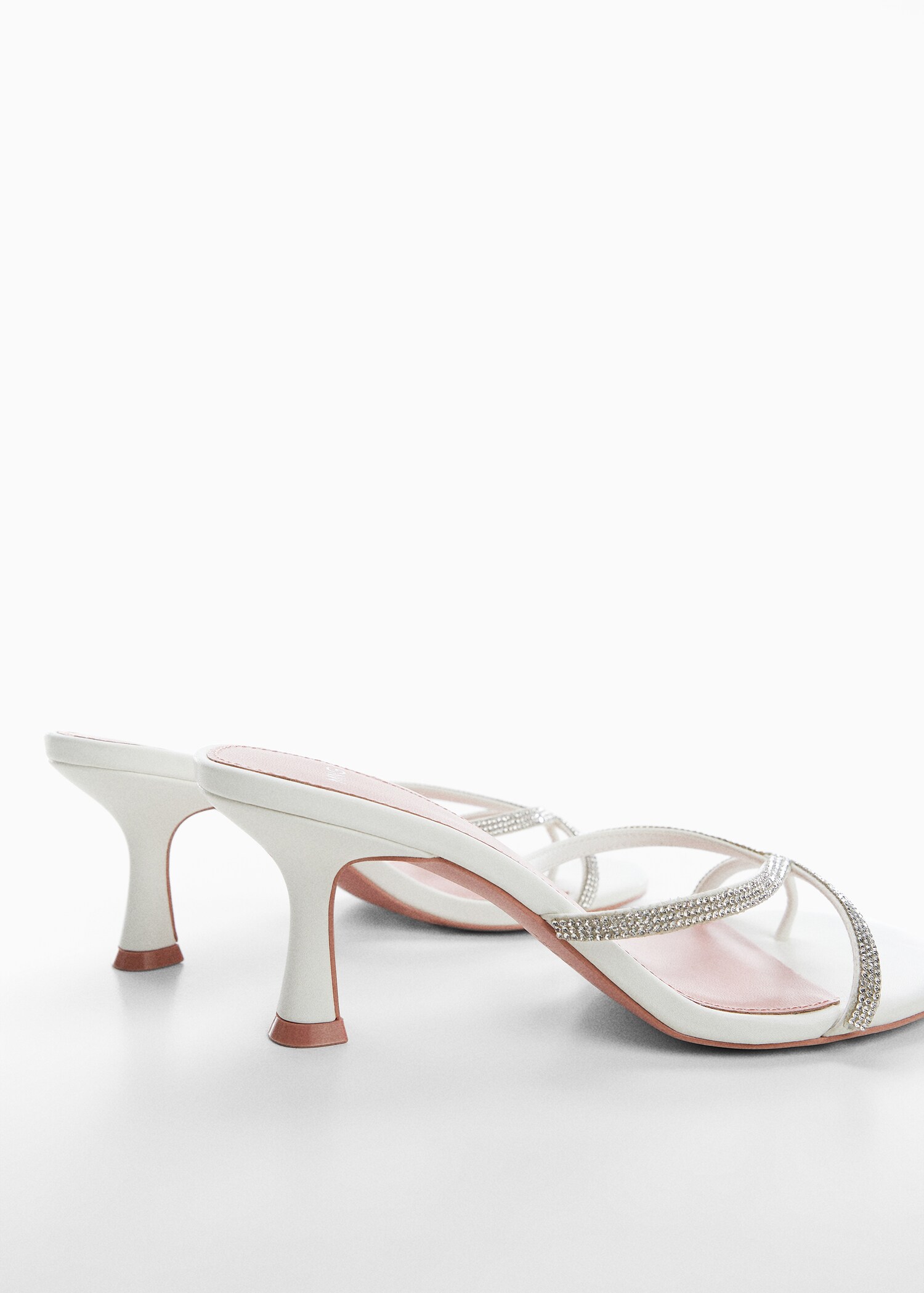 Heeled sandal with strass strap - Details of the article 1