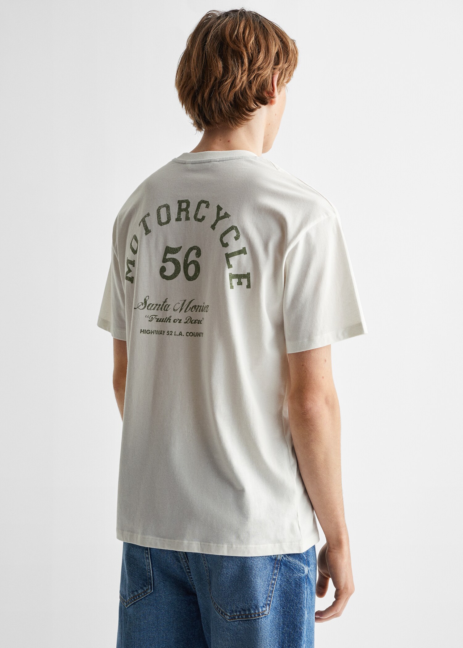 100% cotton T-shirt - Reverse of the article