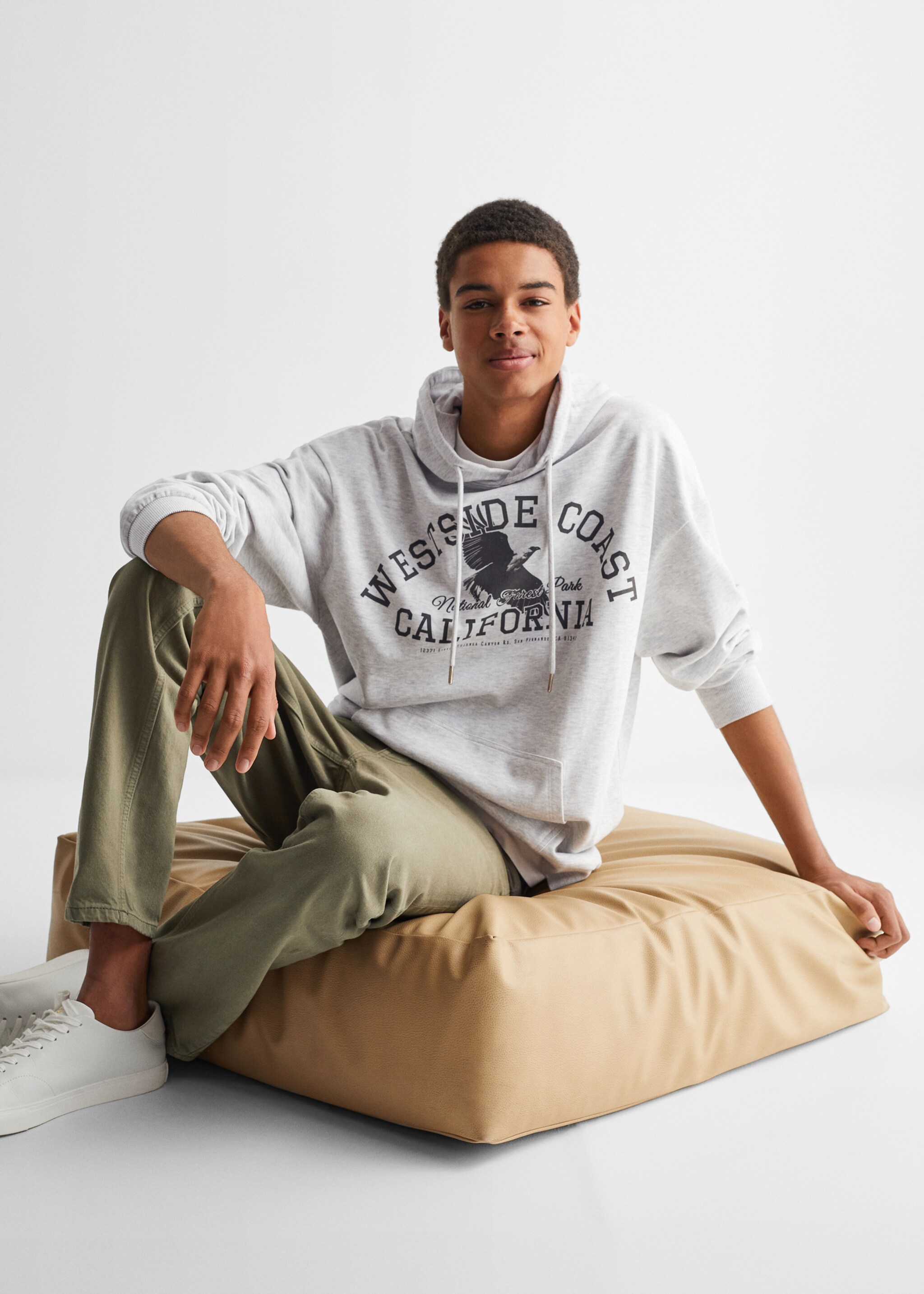 Feliratos gyapjú sweatshirt - A termék adatai 2