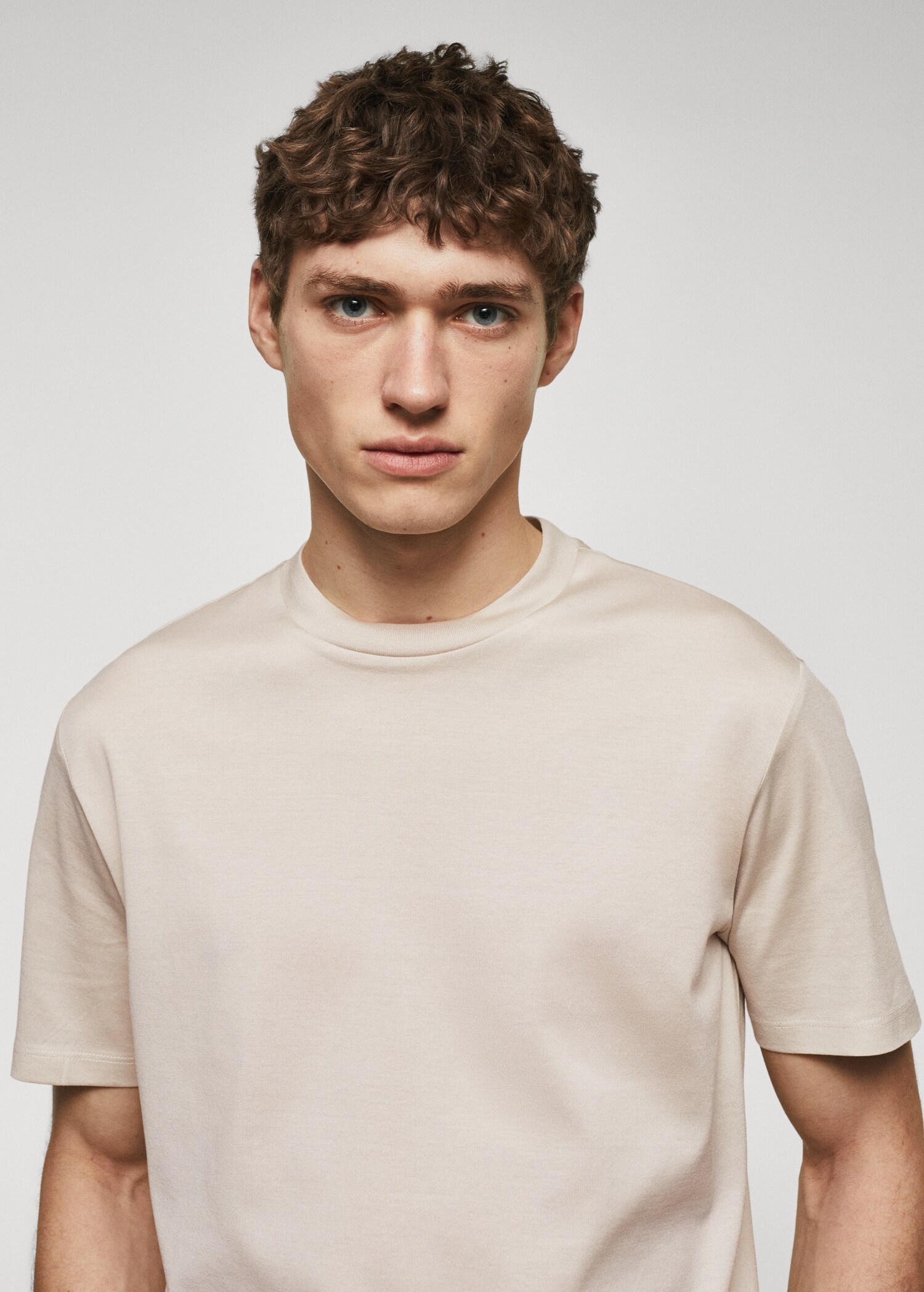 Basic mercerised lightweight shirt - Details of the article 1