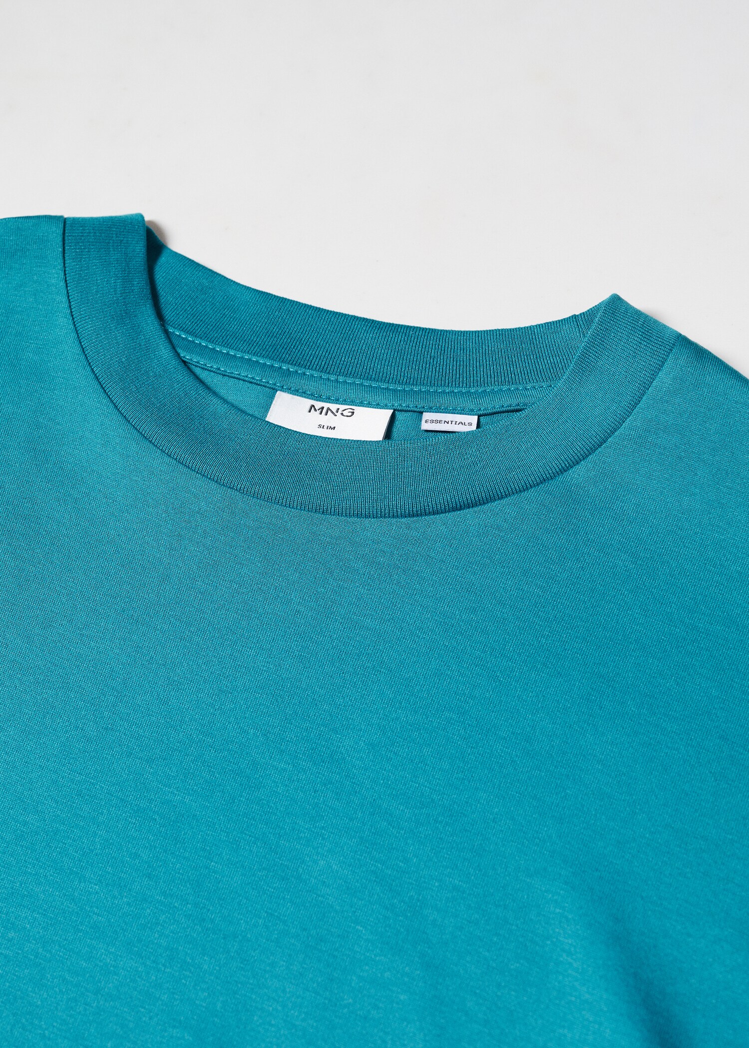 Merzerisiertes Basic-T-Shirt Lightweight - Herren | MANGO OUTLET 