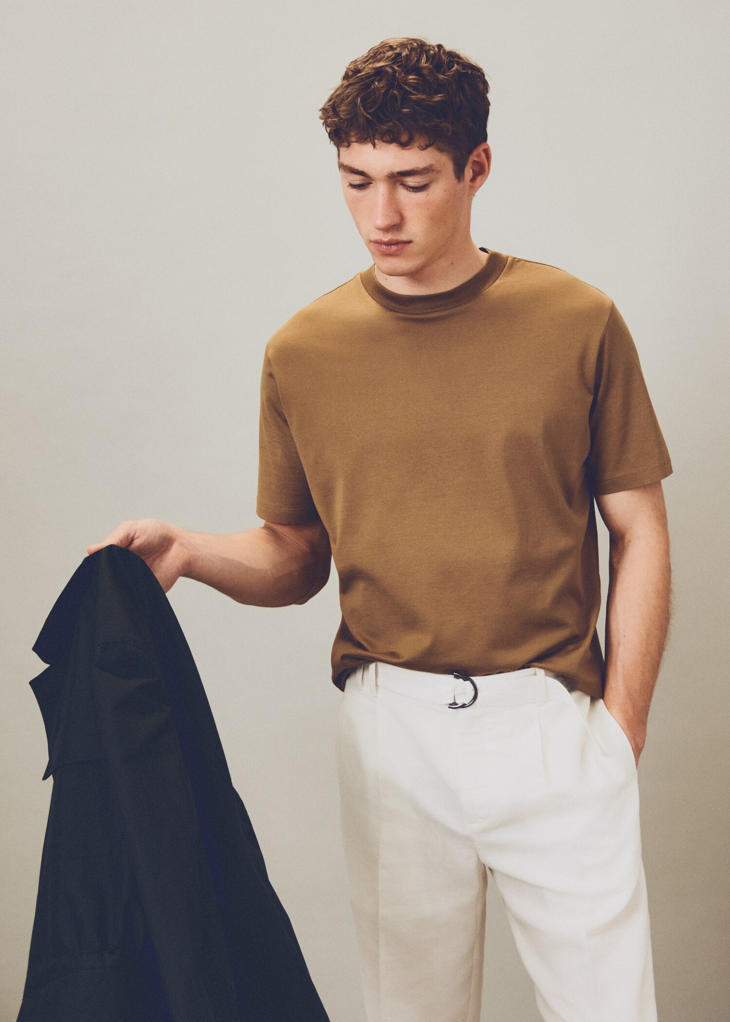 Basic mercerised lightweight shirt - Details of the article 5