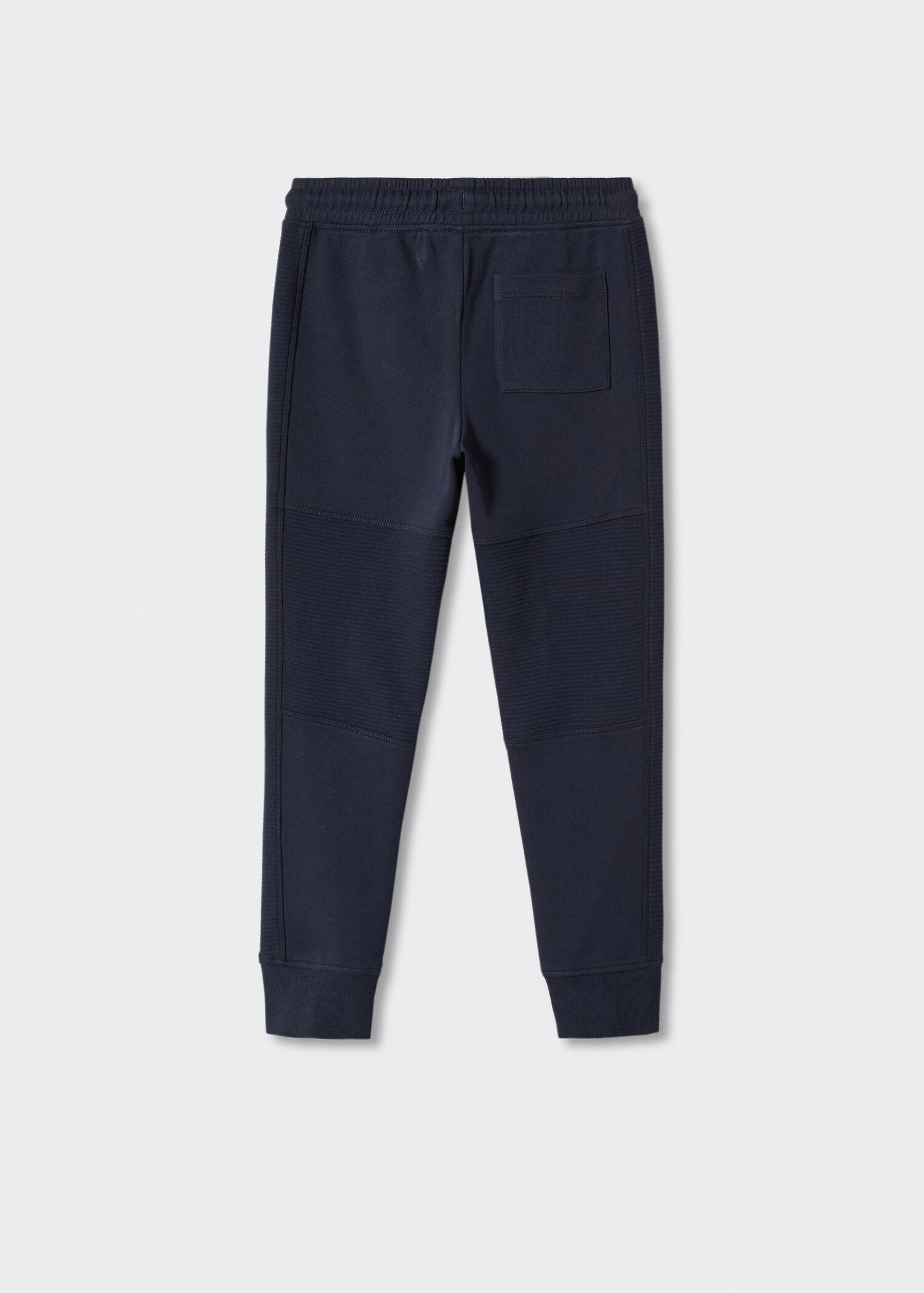 Textured jogger trousers - Reverse of the article
