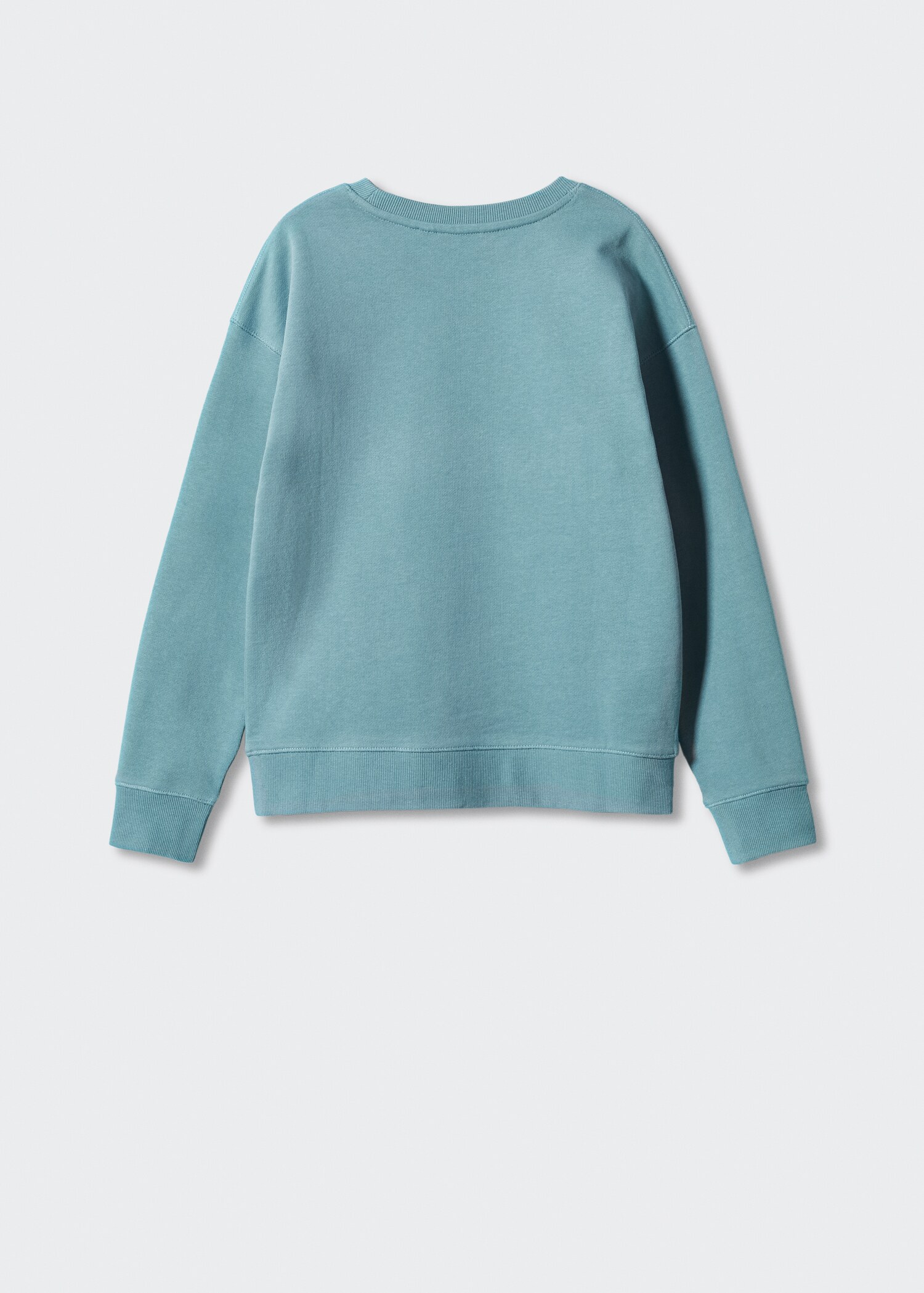 Printed cotton sweatshirt - Reverse of the article