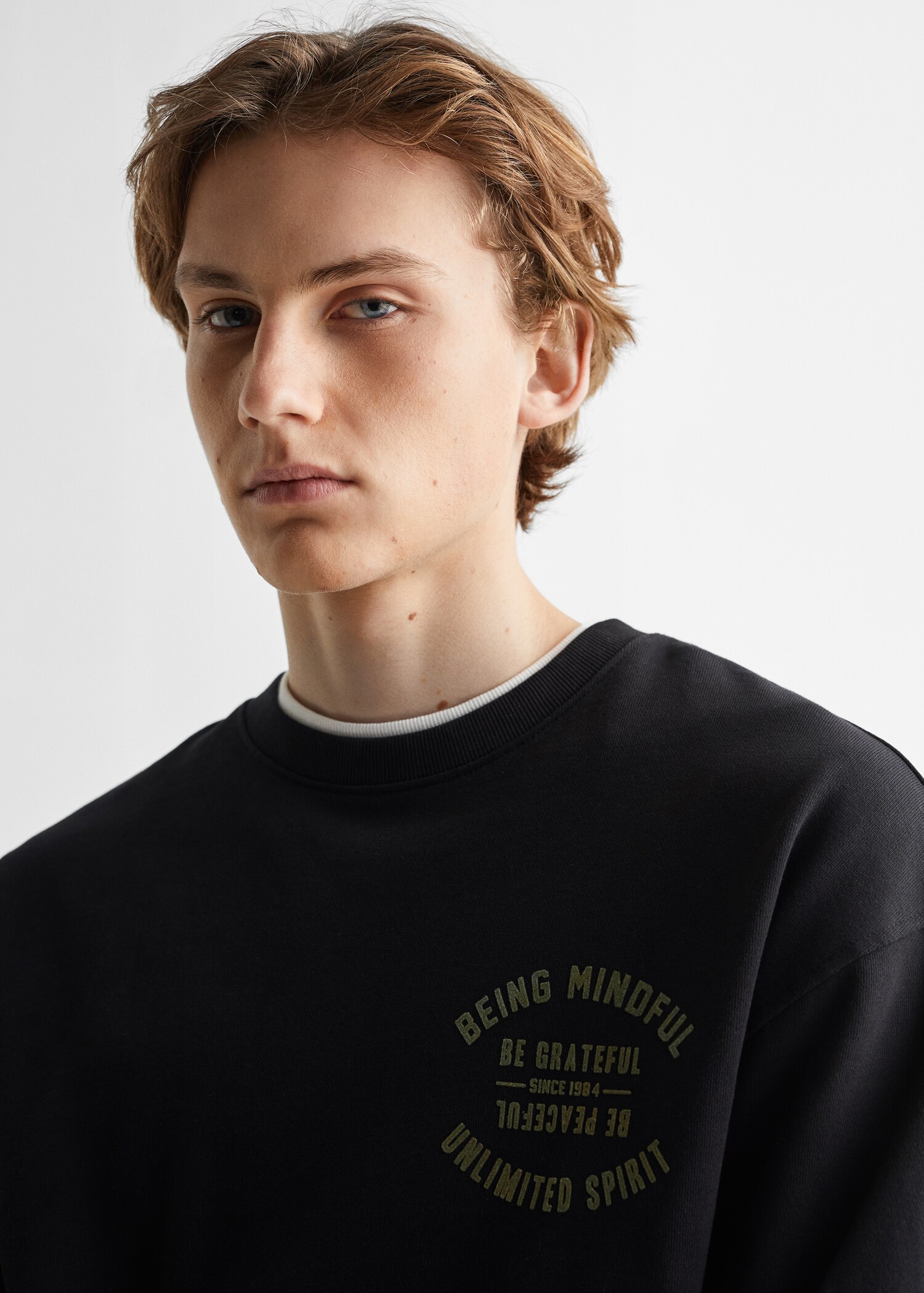 Katoenen sweatshirt met boodschap - Detail van het artikel 1