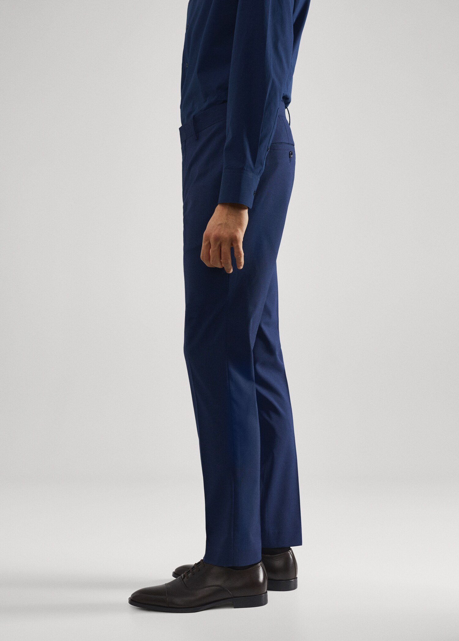 Super slim fit suit trousers - Details of the article 6