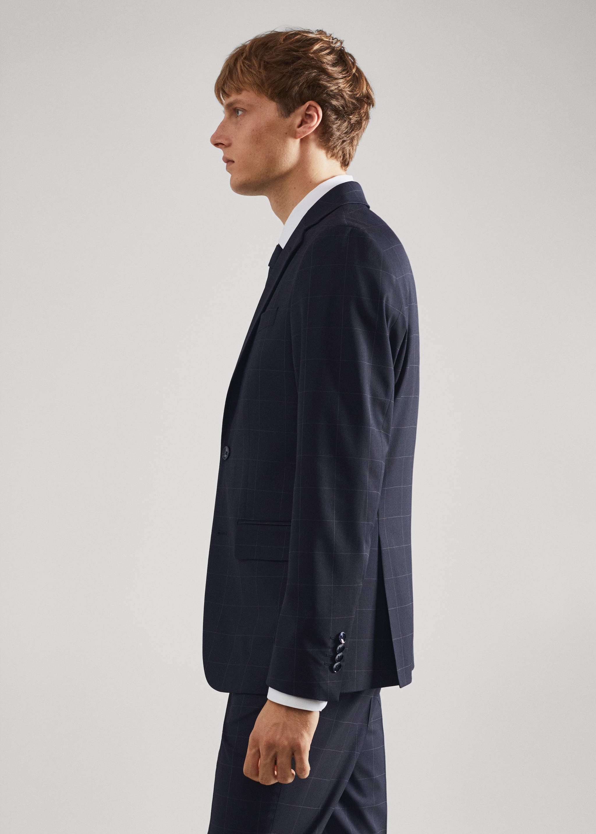Slim-fit suit jacket - Details of the article 6