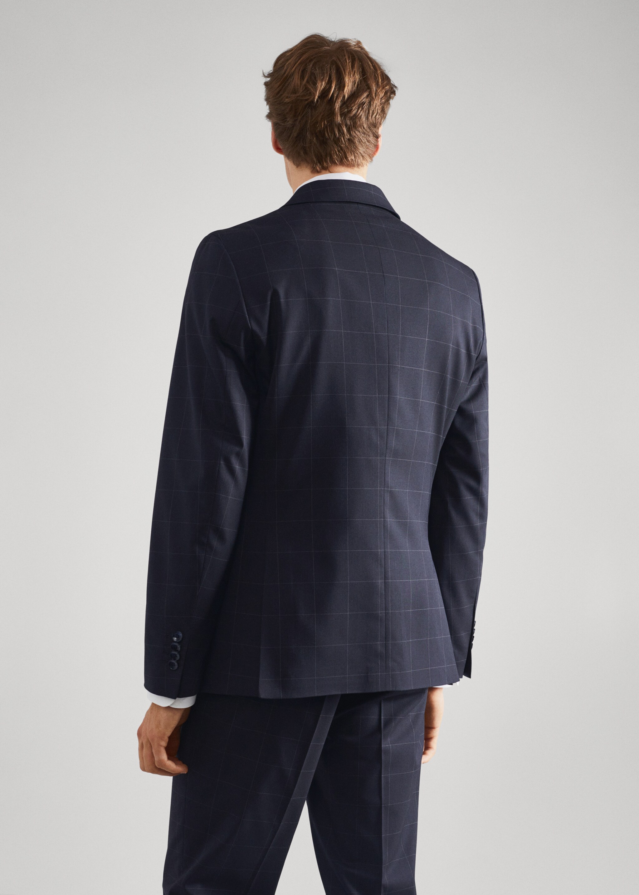 Slim Fit-Anzugjacke - Rückseite des Artikels