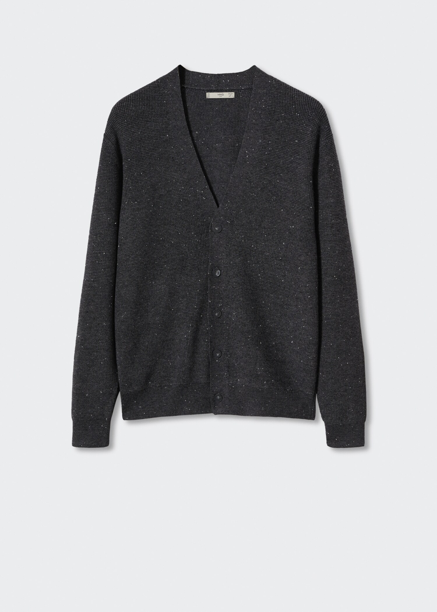 Structured marbled cardigan - Article without model