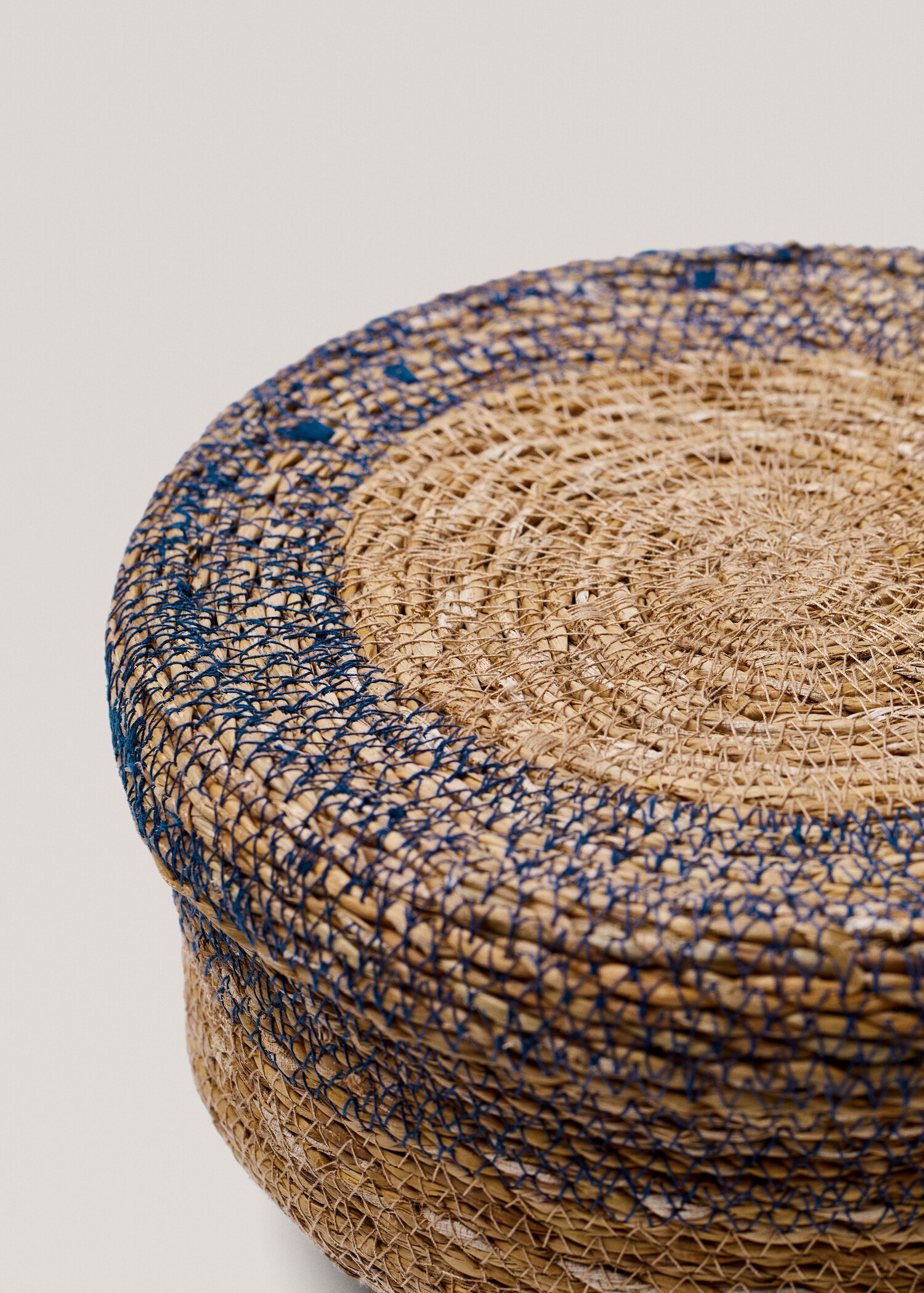 Cistella emmagatzematge tapa 25x15cm - Detall de l'article 2