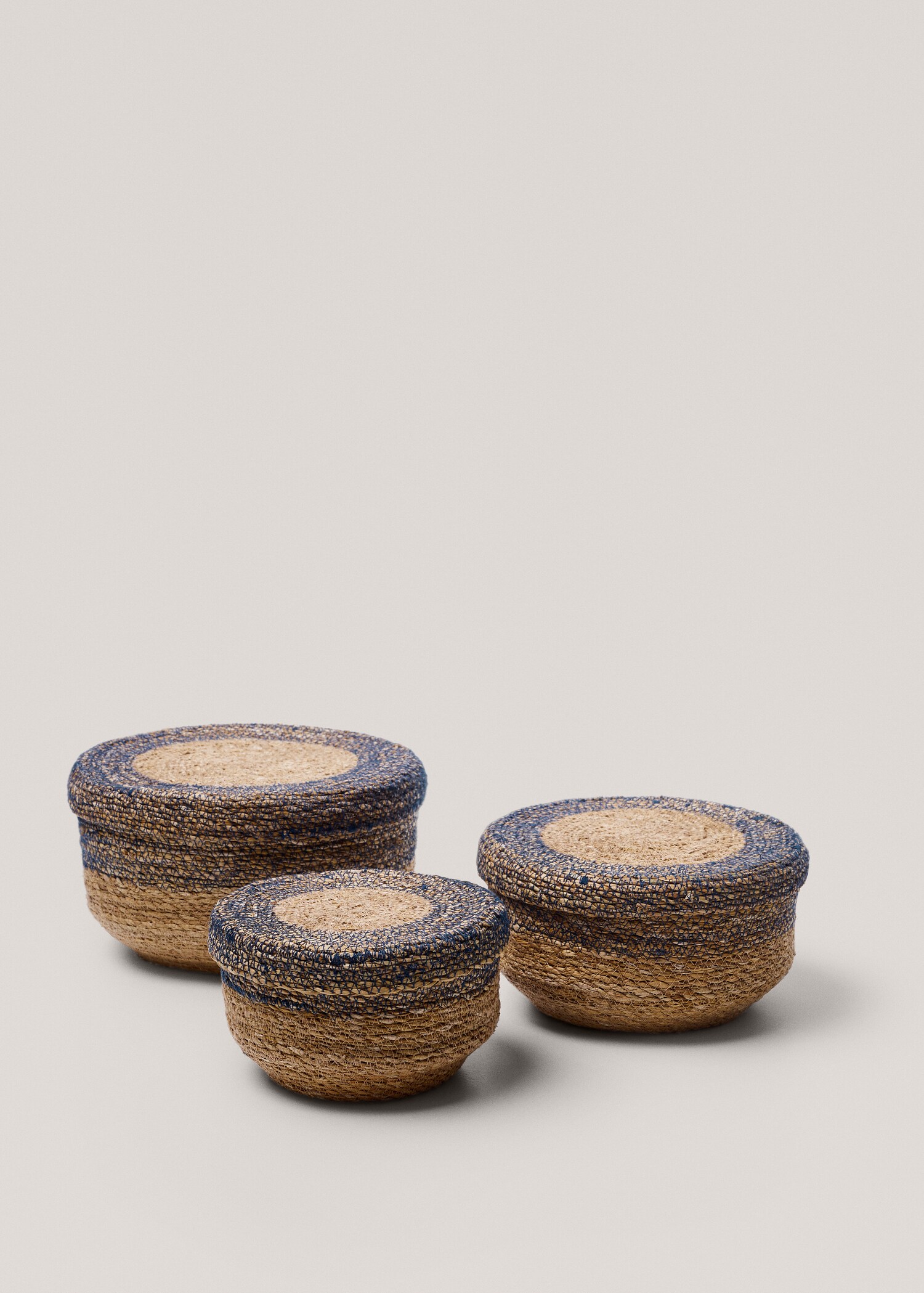 Cistella emmagatzematge tapa 25x15cm - Detall de l'article 4