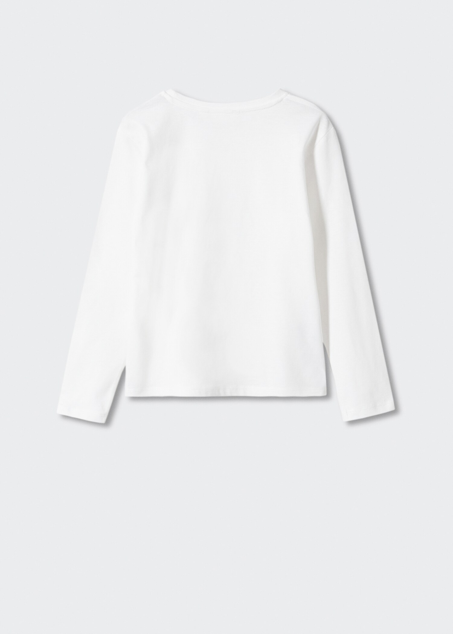 Camiseta manga larga estampada - Reverso del artículo