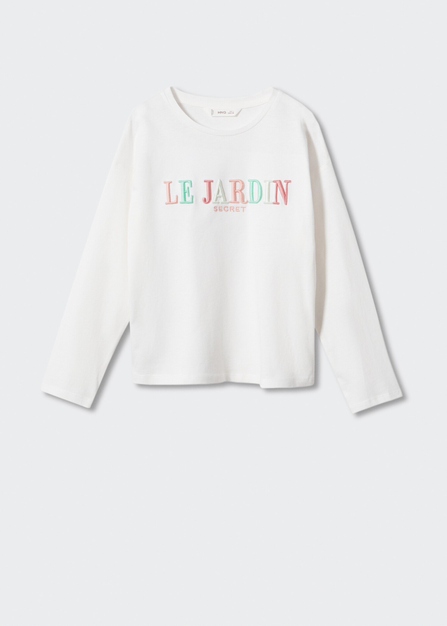 Printed cotton-blend T-shirt - Article without model