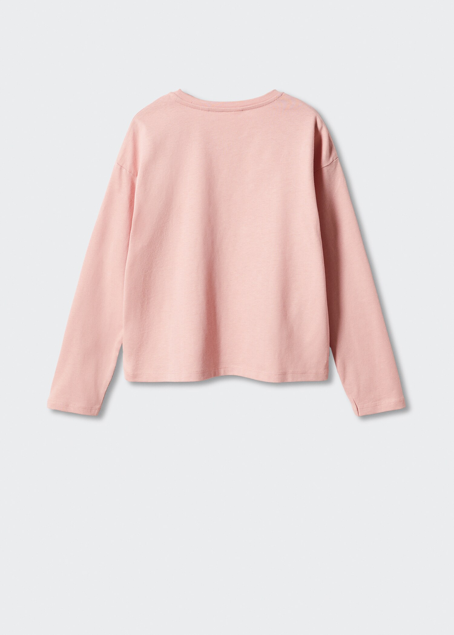 Printed cotton-blend T-shirt - Reverse of the article