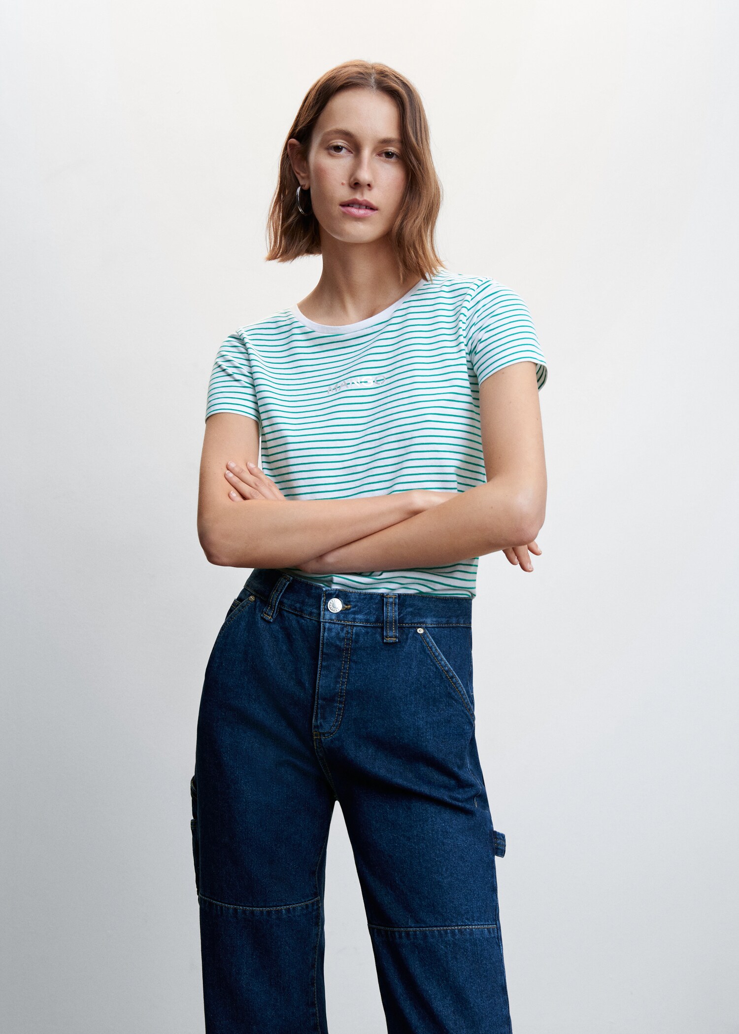 Logo cotton T-shirt - Medium plane