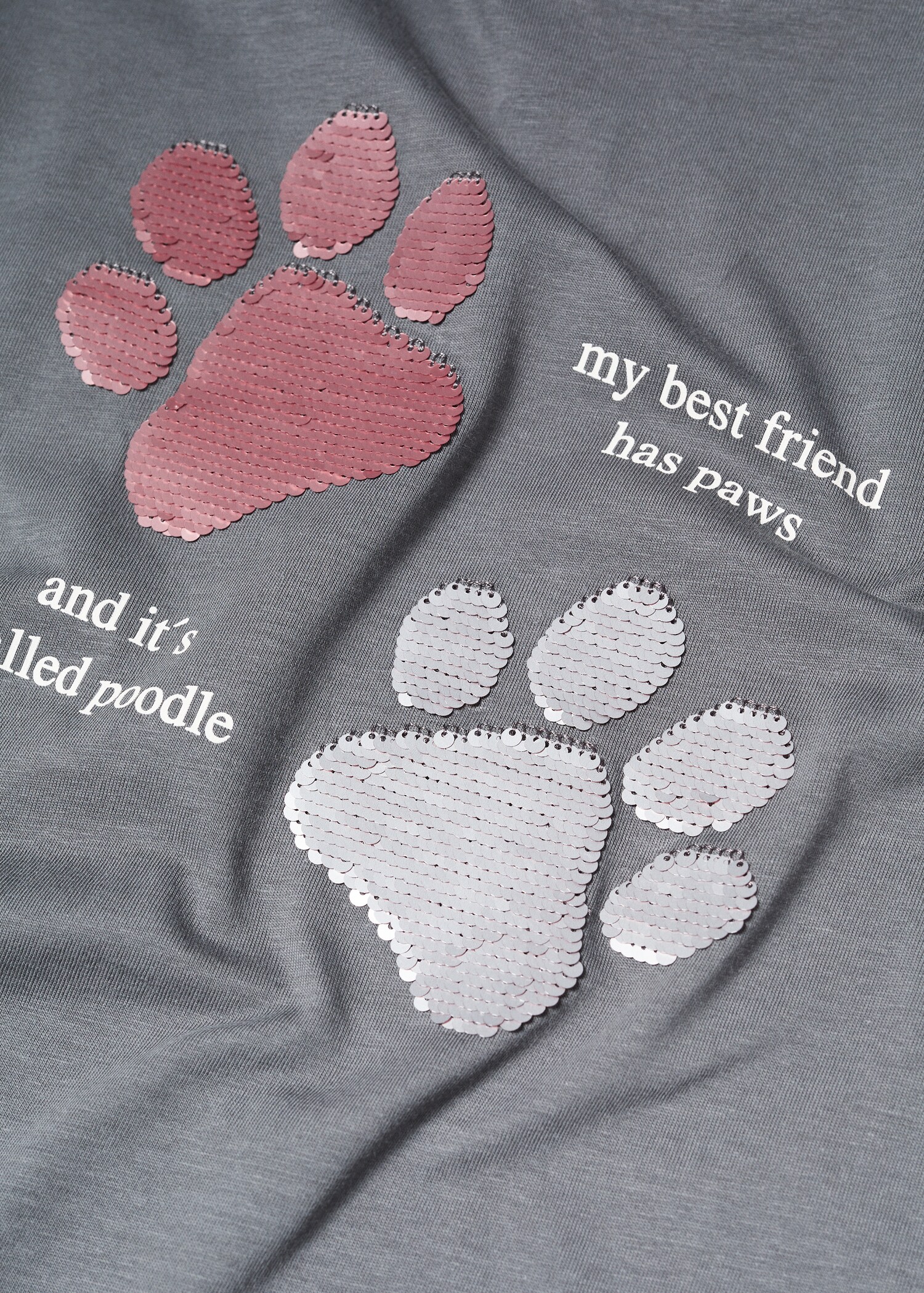 Tricou imprimat cu paiete - Detaliu al articolului 8