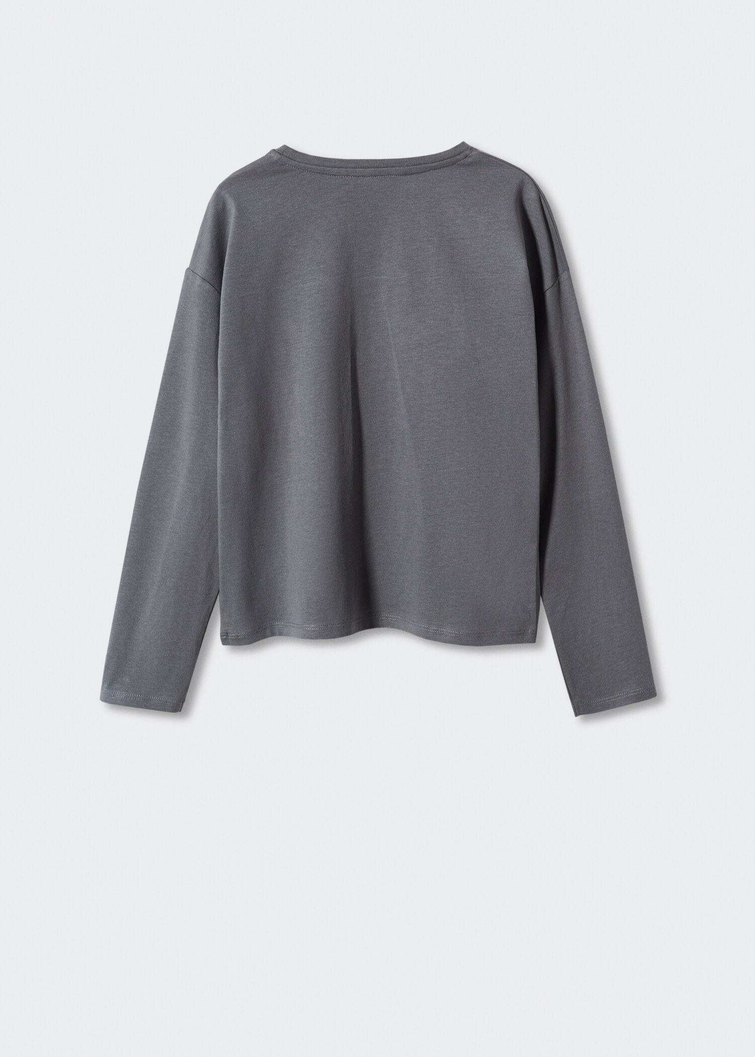 Tricou imprimat cu paiete - Spatele articolului