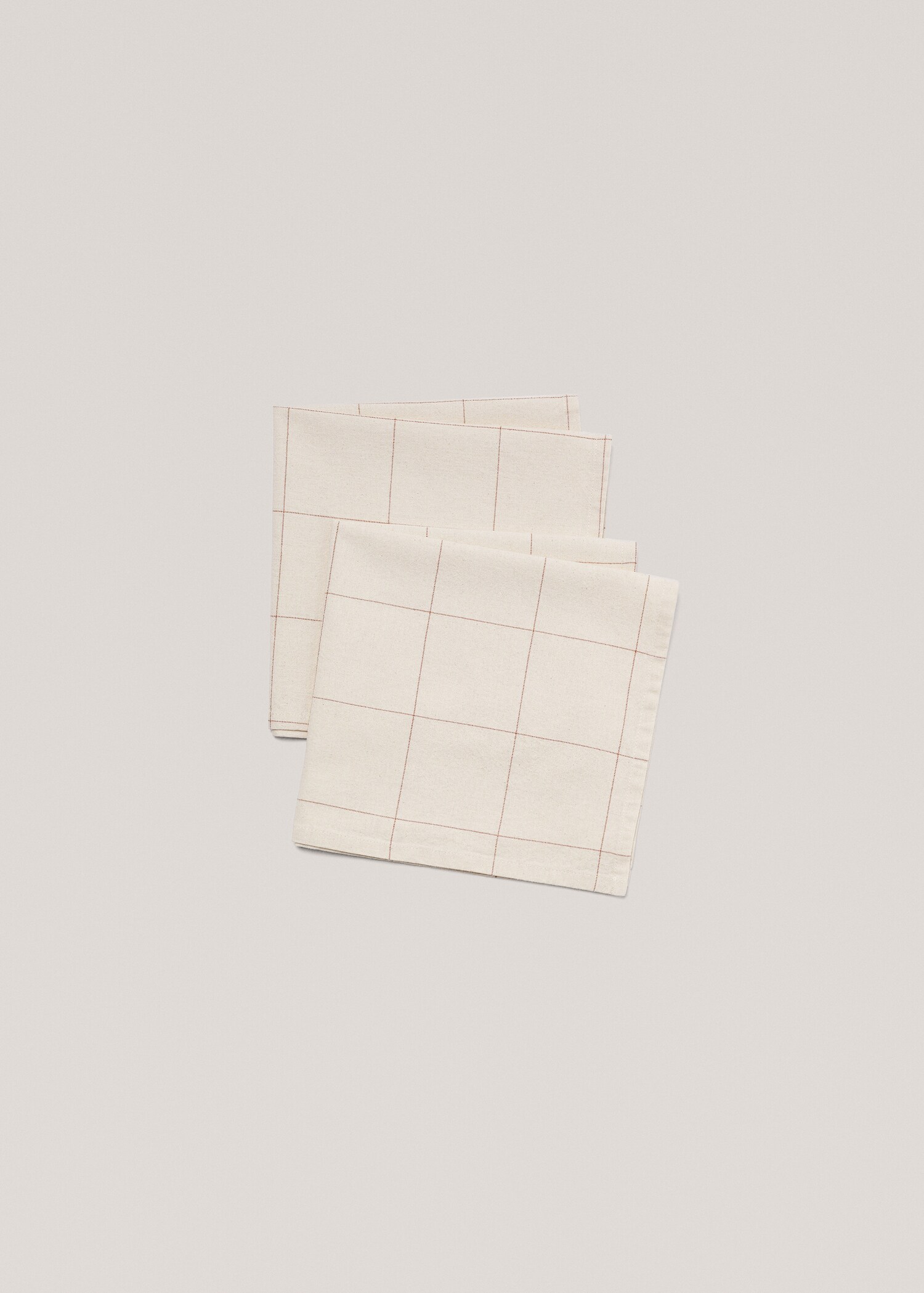 2 pack checked napking 45x45cm  - Details of the article 1