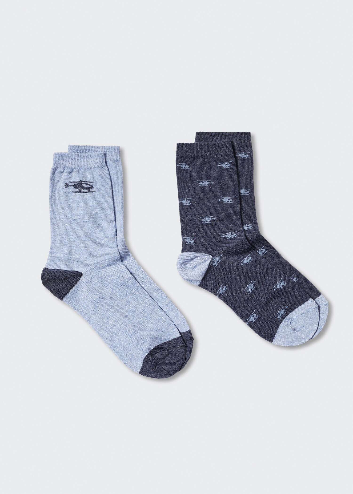 Pack 2 paires de chaussettes combinées - Article sans modèle