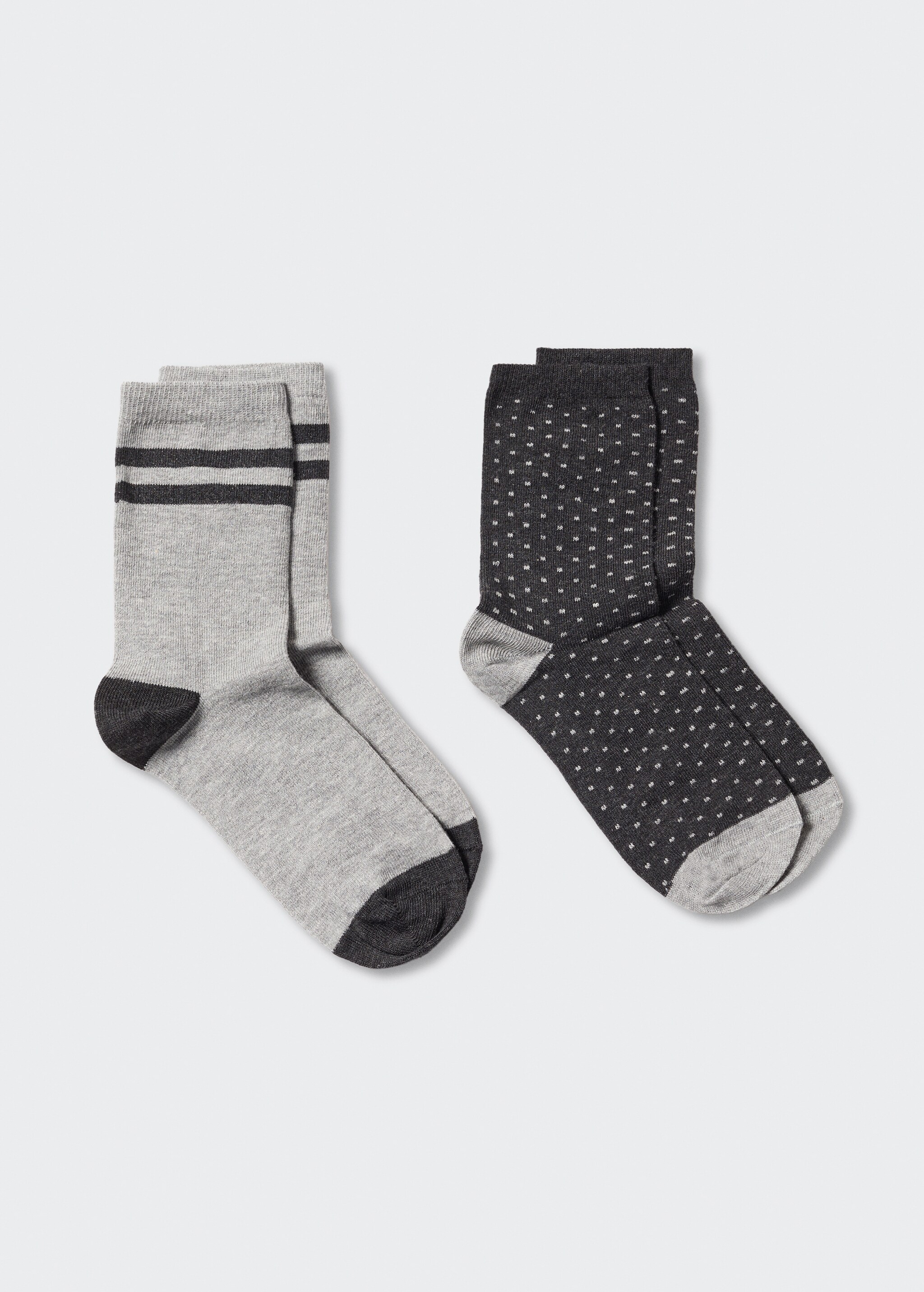 Pack 2 paires de chaussettes combinées - Article sans modèle