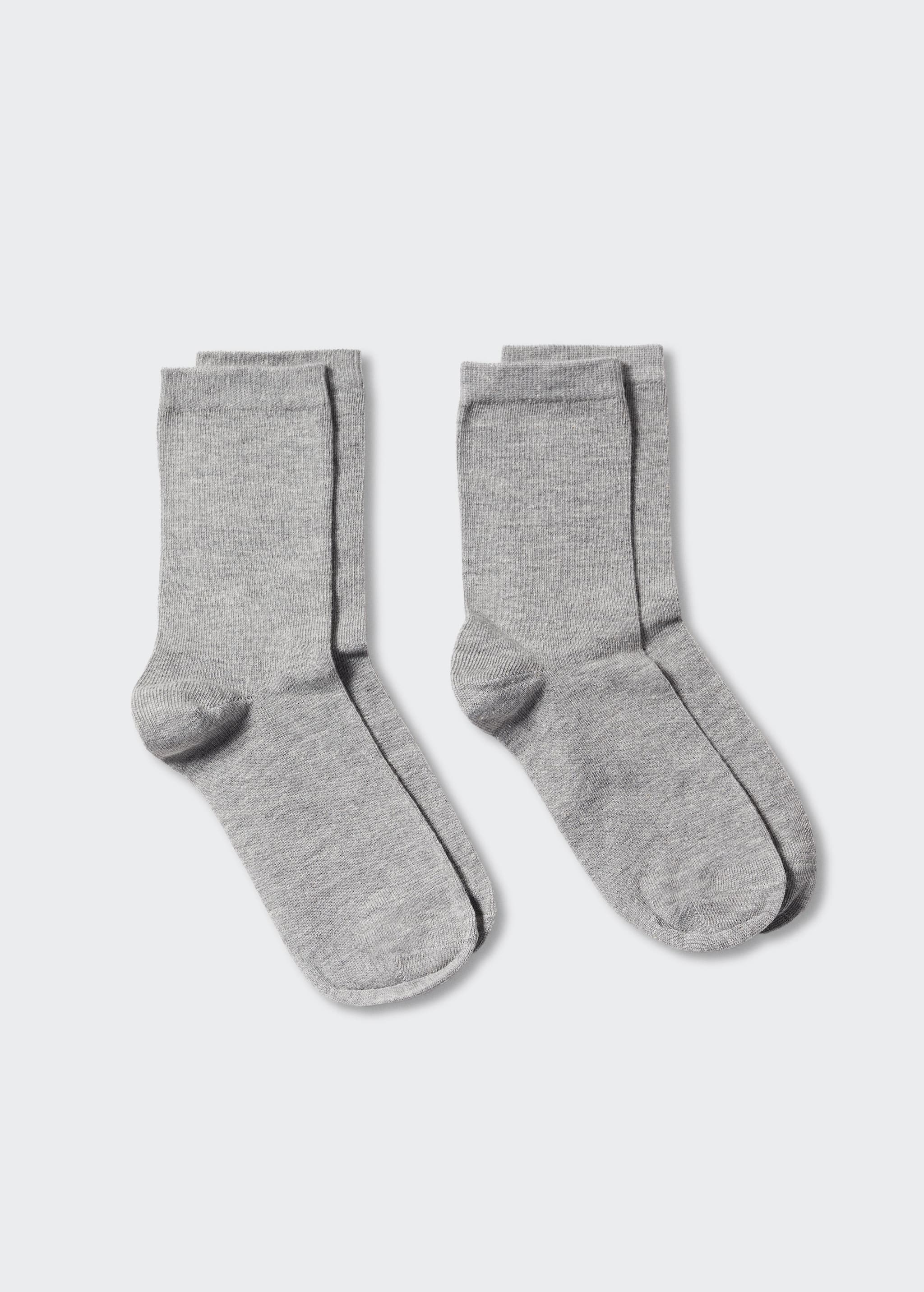 2 pack plain socks - Article without model